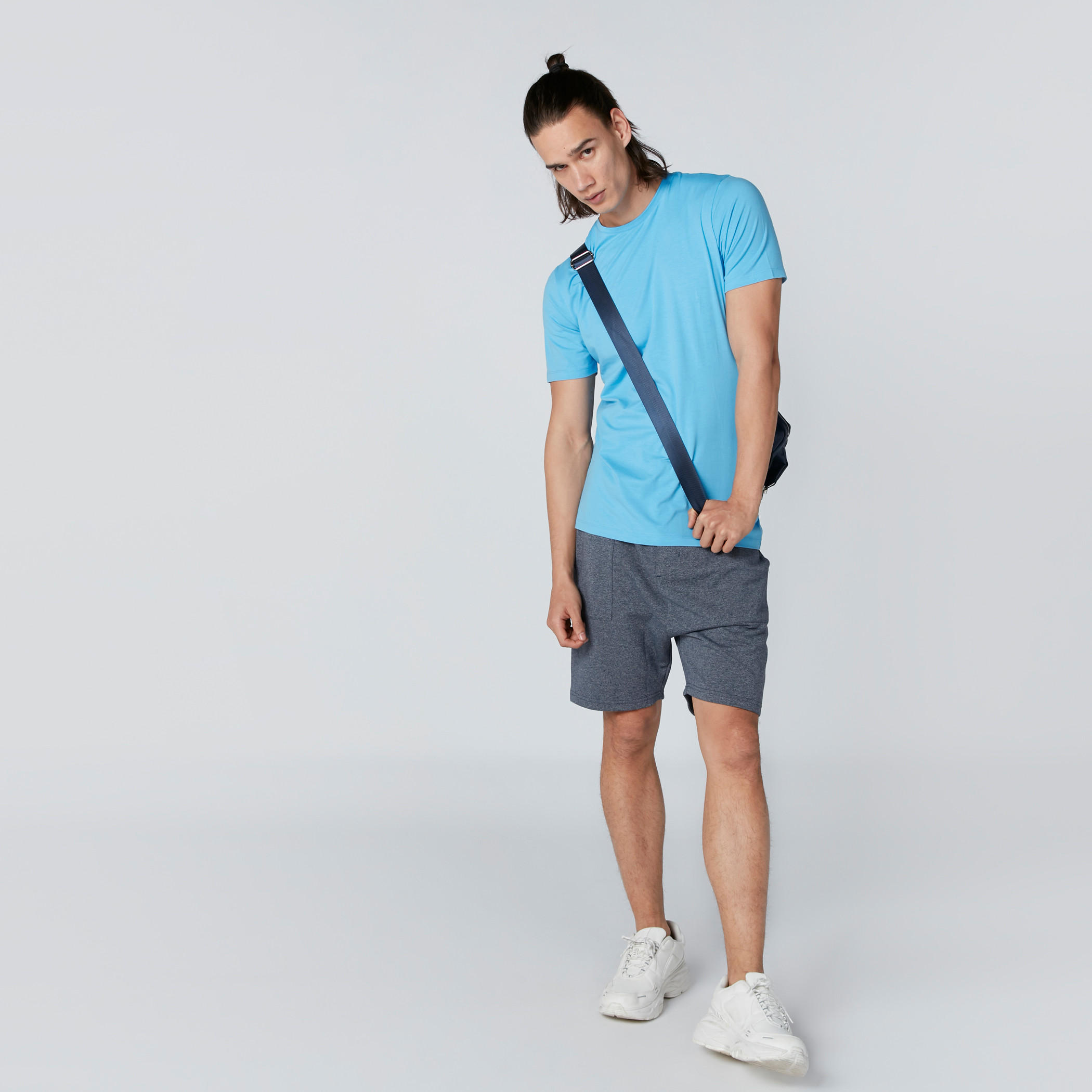 Round Neck T-Shirt with Short Sleeves-men-clothing-tshirtsandpolos-tshirts-image-1
