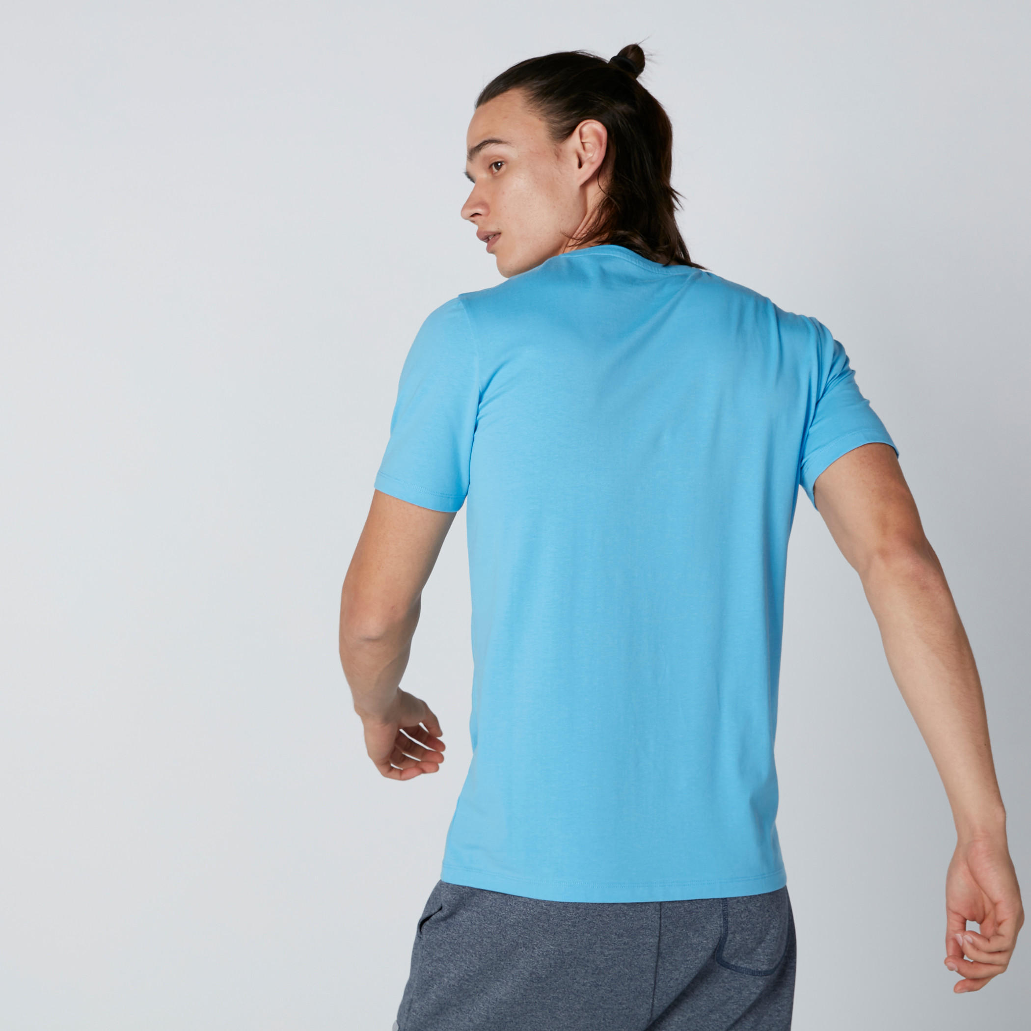 Round Neck T-Shirt with Short Sleeves-men-clothing-tshirtsandpolos-tshirts-image-2
