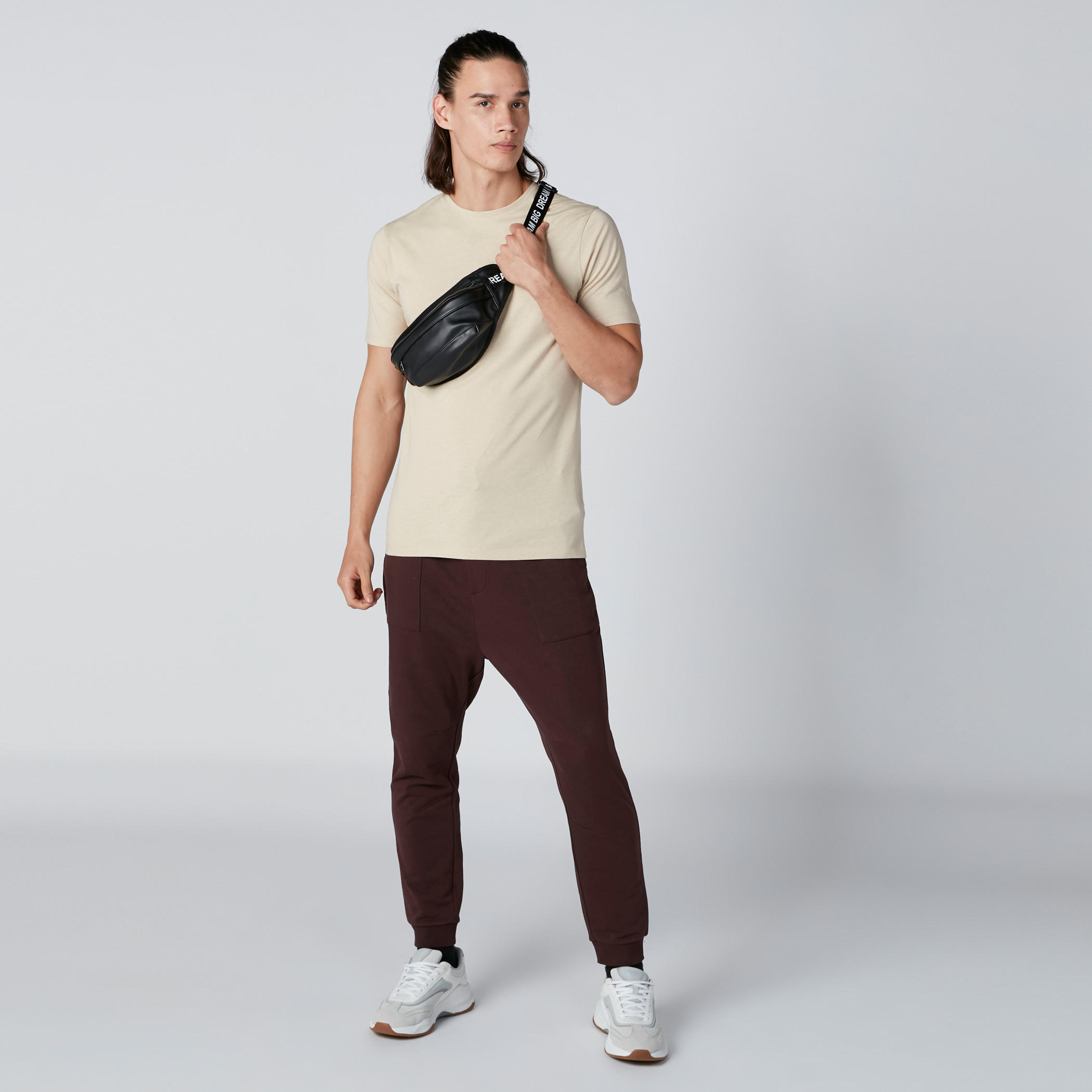 Round Neck T-Shirt with Short Sleeves-men-clothing-tshirtsandpolos-tshirts-image-1