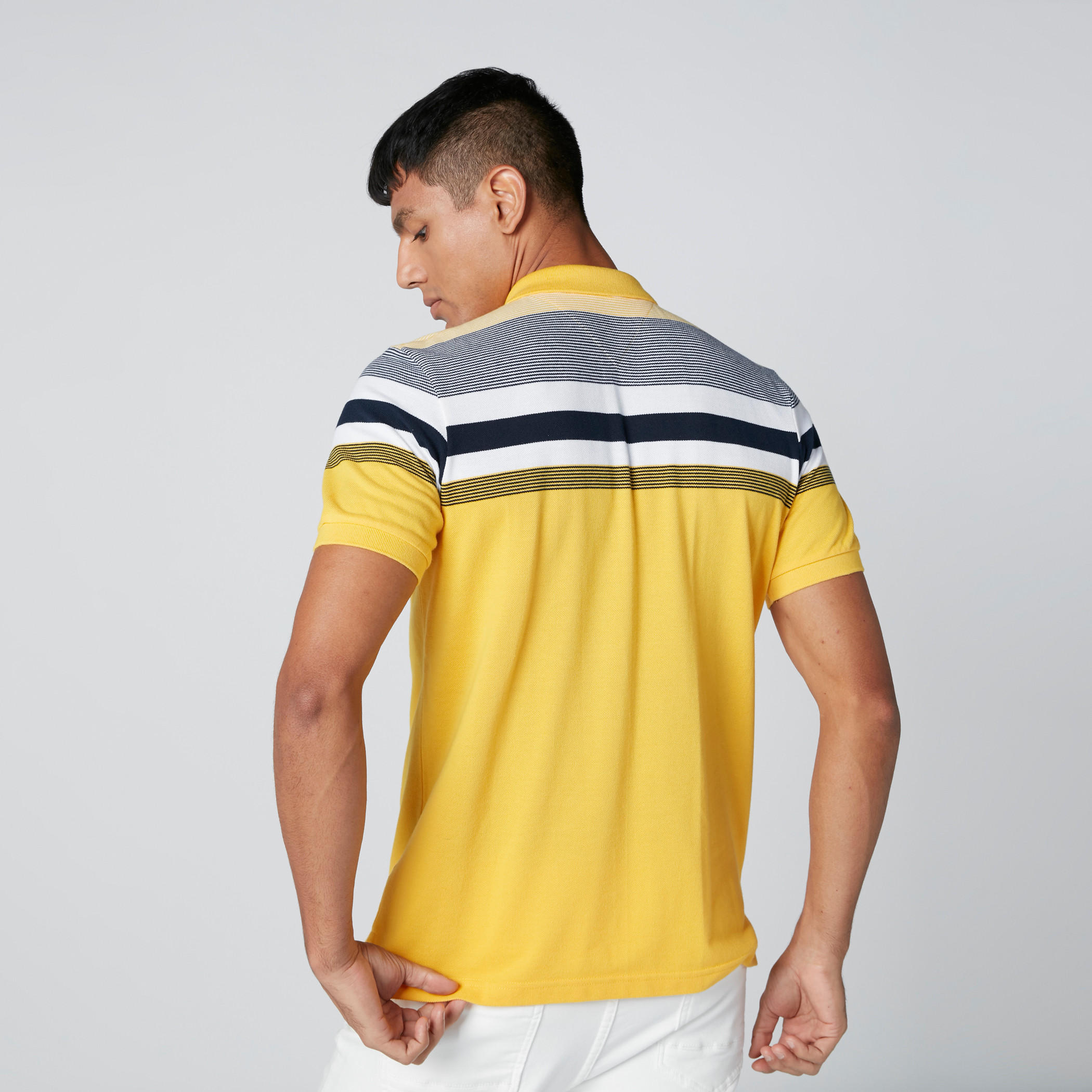 تيشيرت مقلّم بياقة بولو وأكمام قصيرة-men-clothing-tshirtsandpolos-polos-image-3