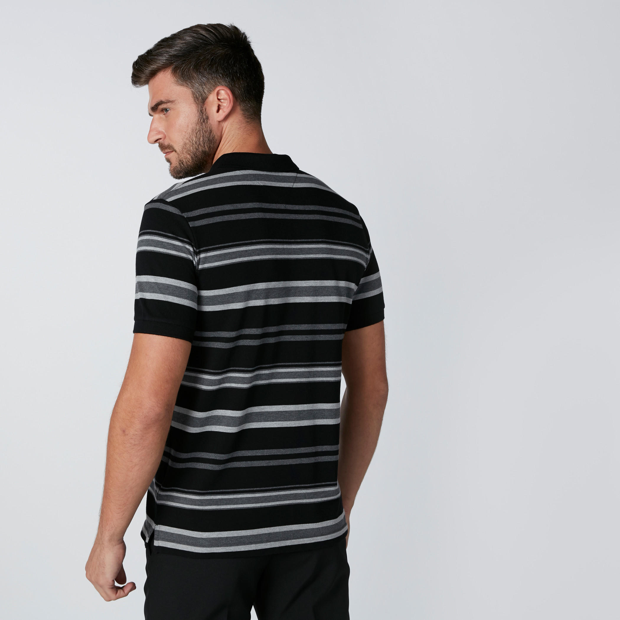 تيشيرت مقلّم بياقة بولو وأكمام قصيرة-men-clothing-tshirtsandpolos-polos-image-3