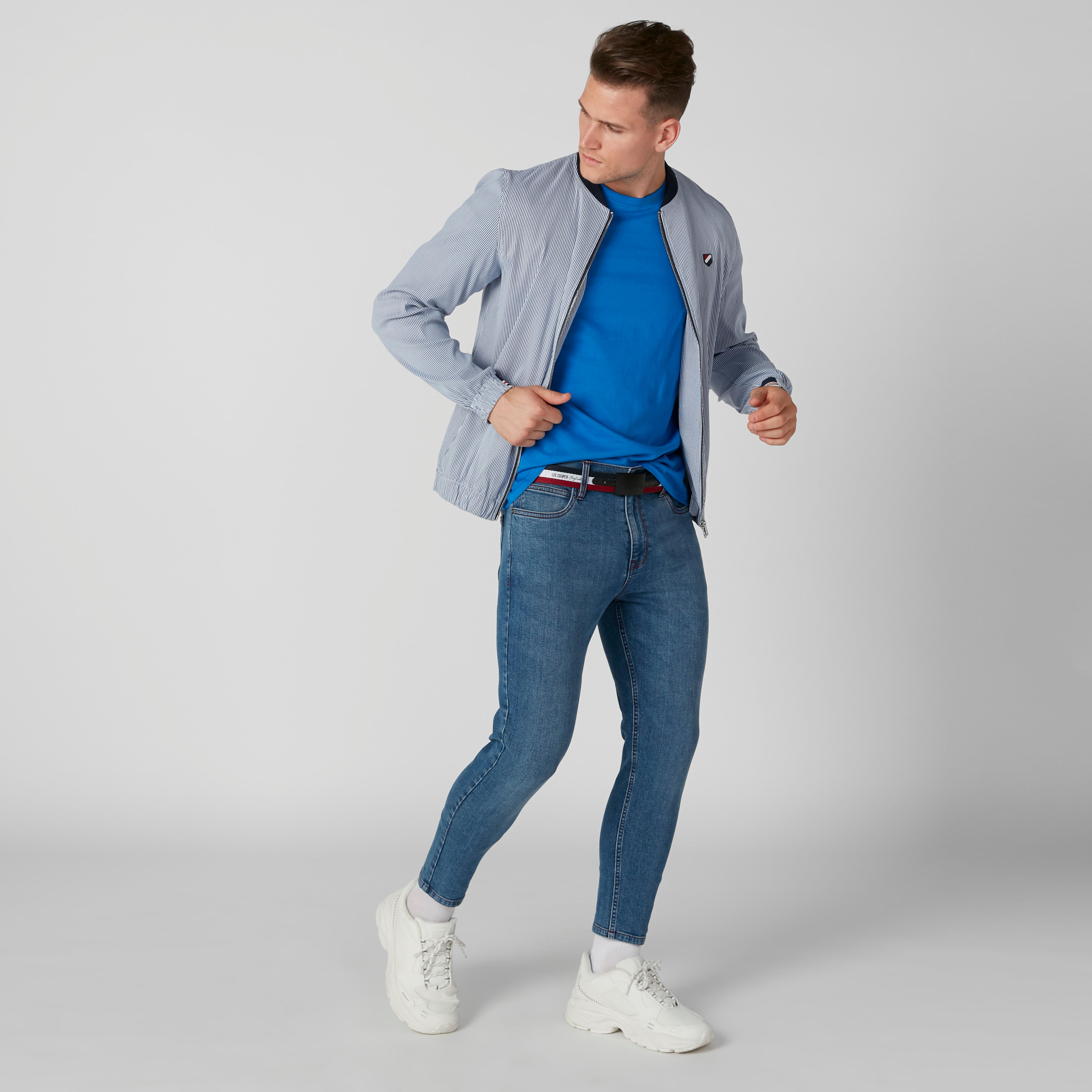 Crew Neck T-Shirt with Short Sleeves-men-clothing-tshirtsandpolos-tshirts-image-1