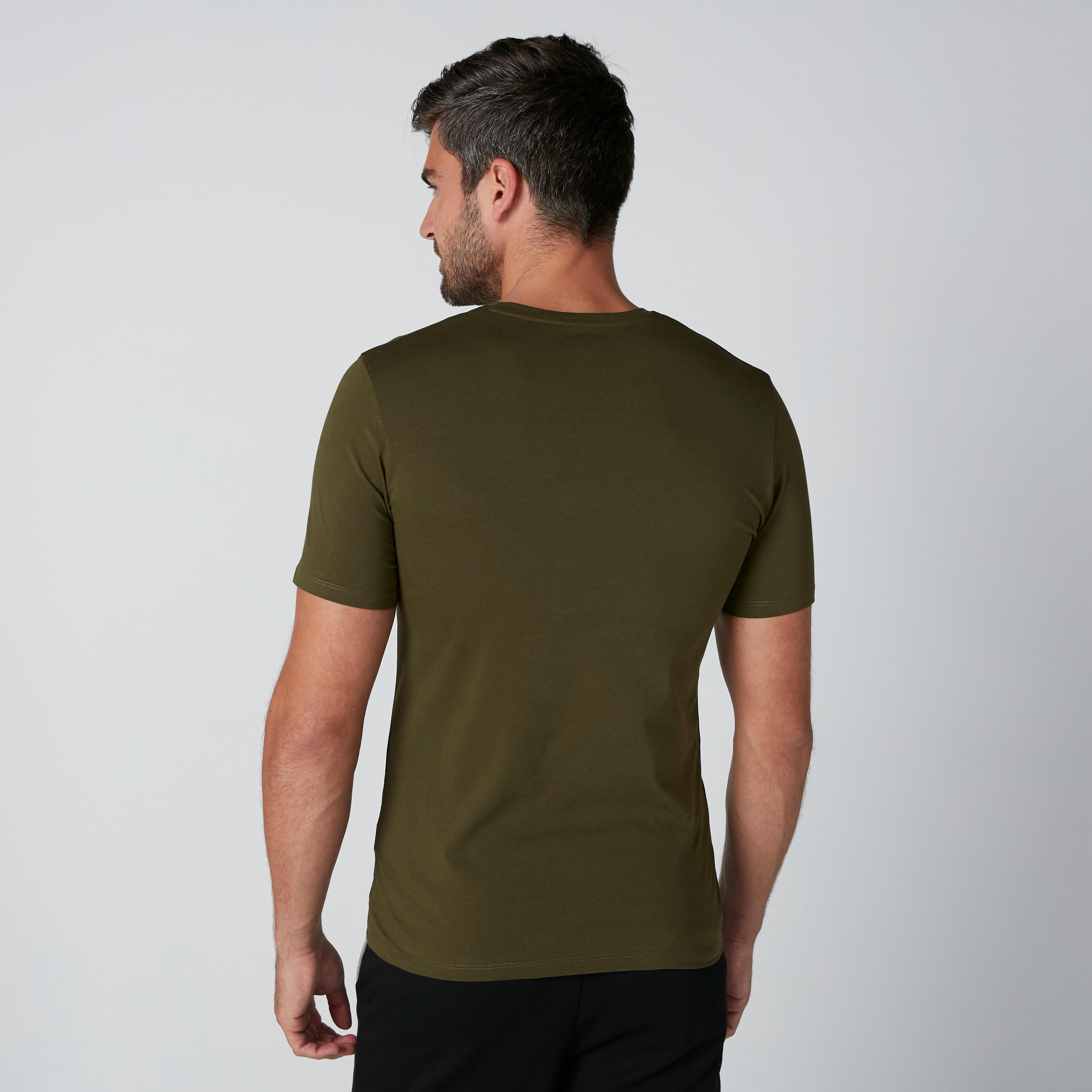 V-Neck T-Shirt with Short Sleeves-men-clothing-tshirtsandpolos-tshirts-image-2
