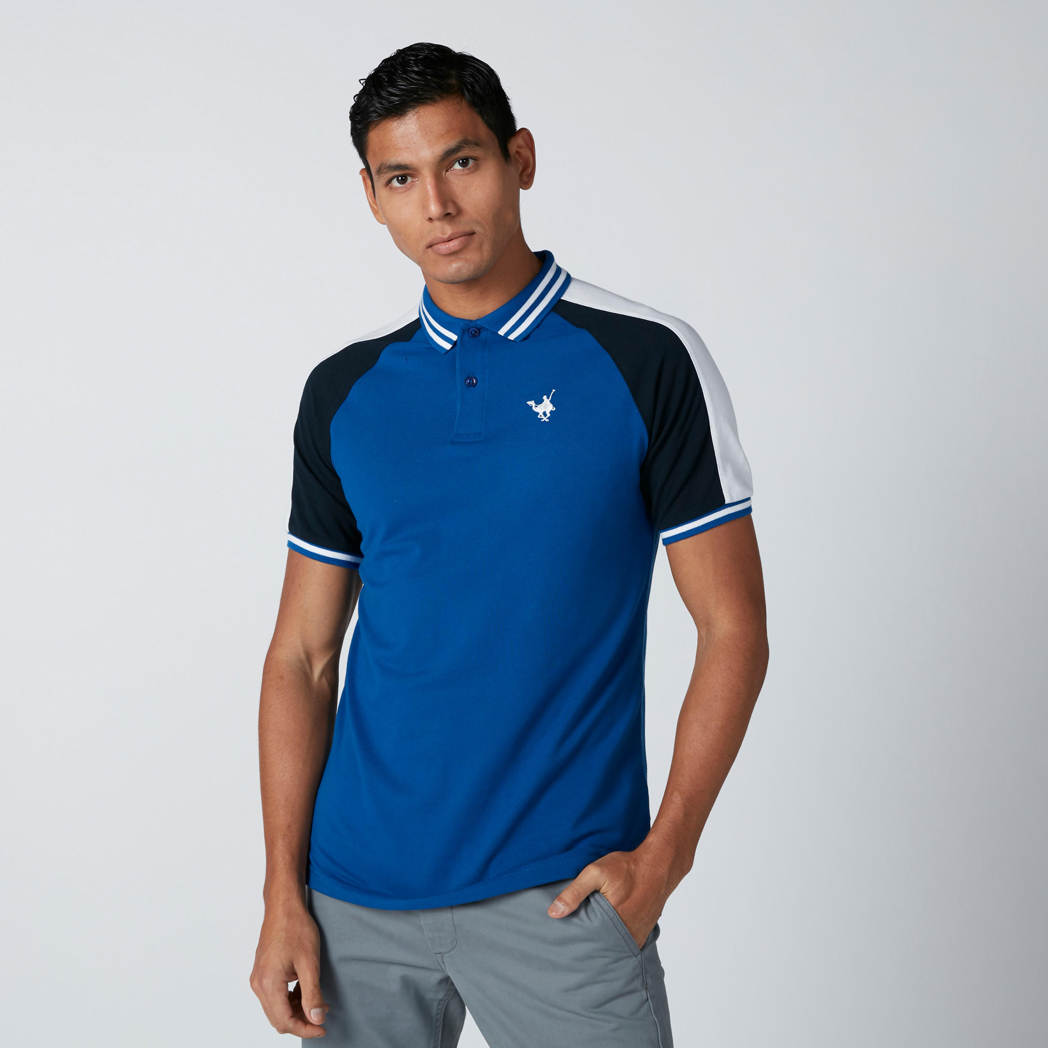 تيشيرت بياقة بولو وأكمام مغايرة-men-clothing-tshirtsandpolos-polos-image-2