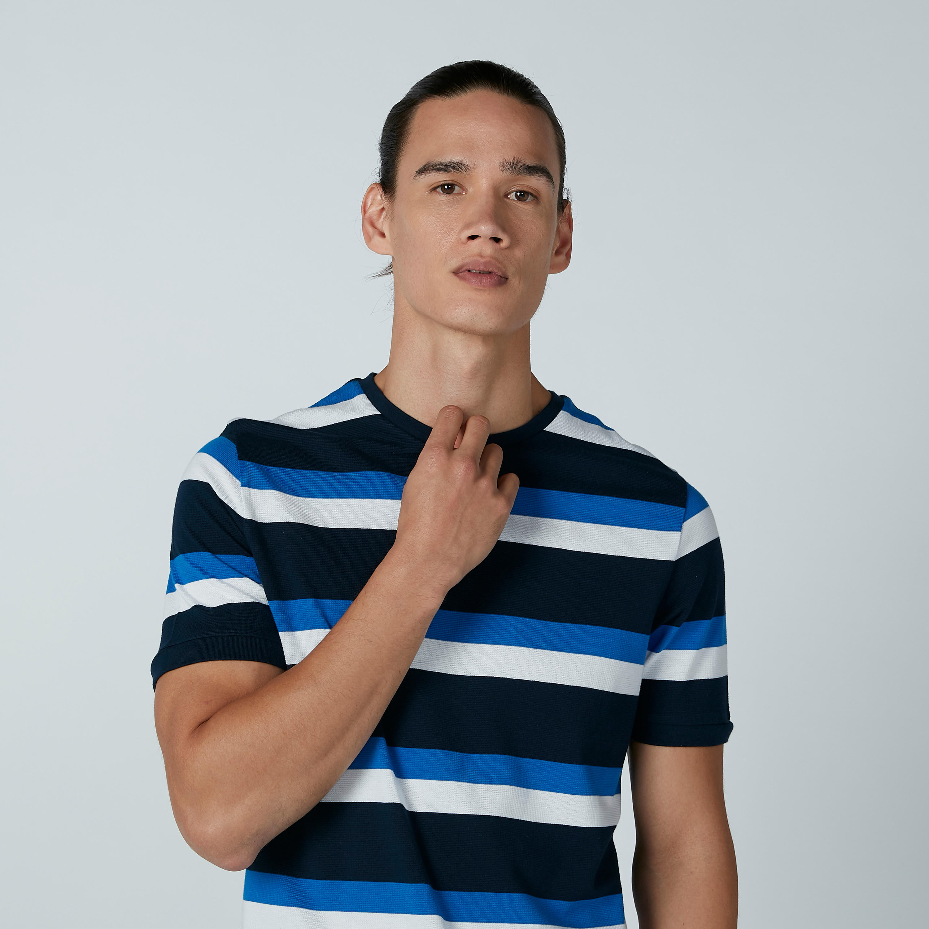 Sustainable Striped Slim-Fit T-shirt with Crew Neck-men-clothing-tshirtsandpolos-tshirts-image-7