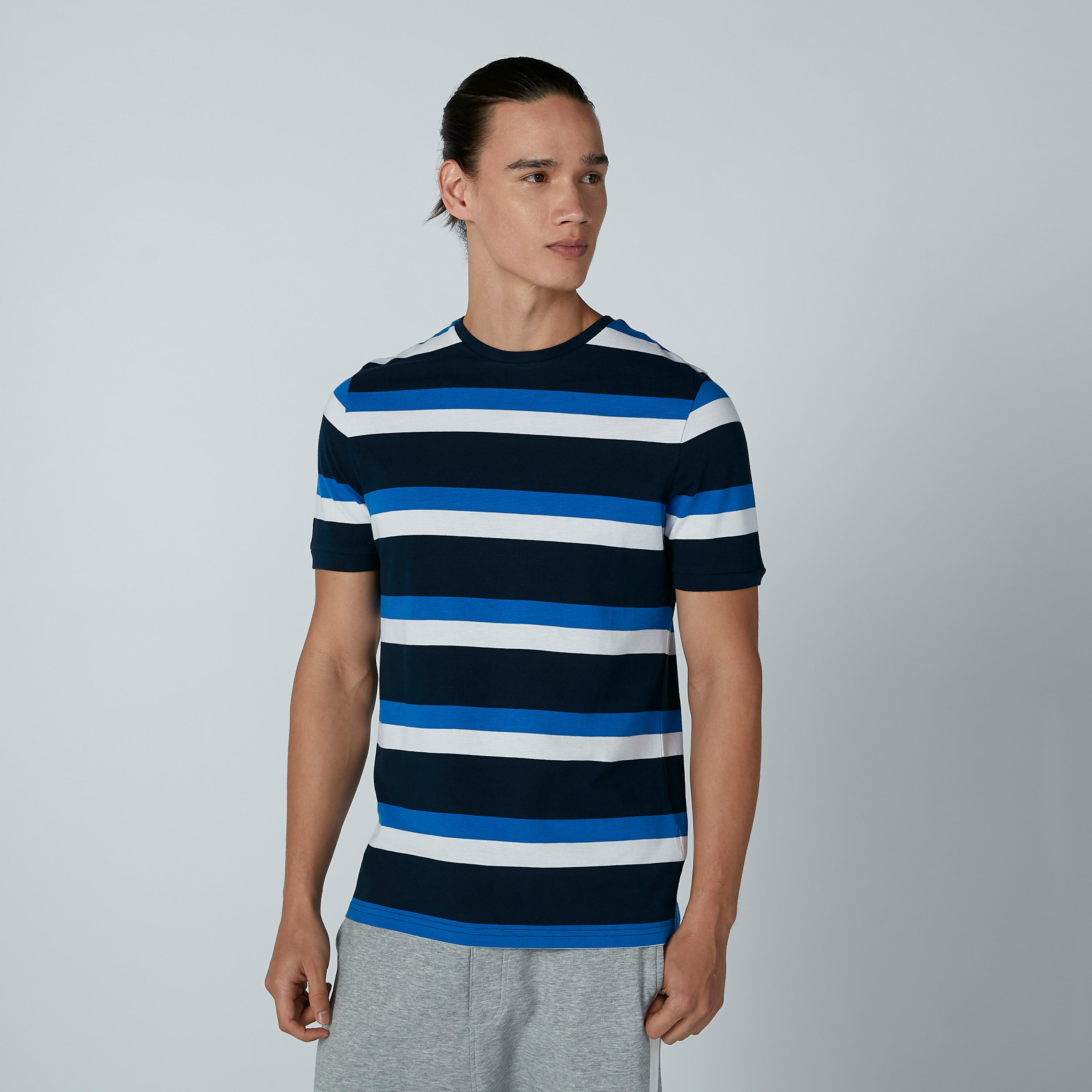 Sustainable Striped Slim-Fit T-shirt with Crew Neck-men-clothing-tshirtsandpolos-tshirts-image-6
