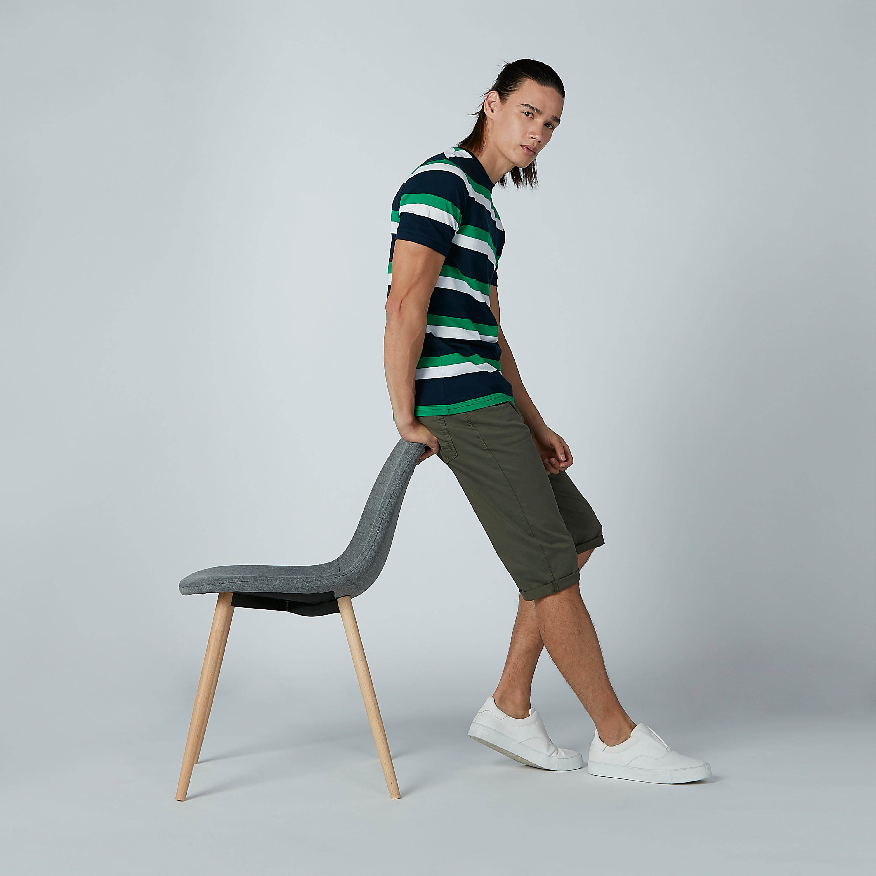 Sustainable Striped Slim-Fit T-shirt with Crew Neck-men-clothing-tshirtsandpolos-tshirts-image-9