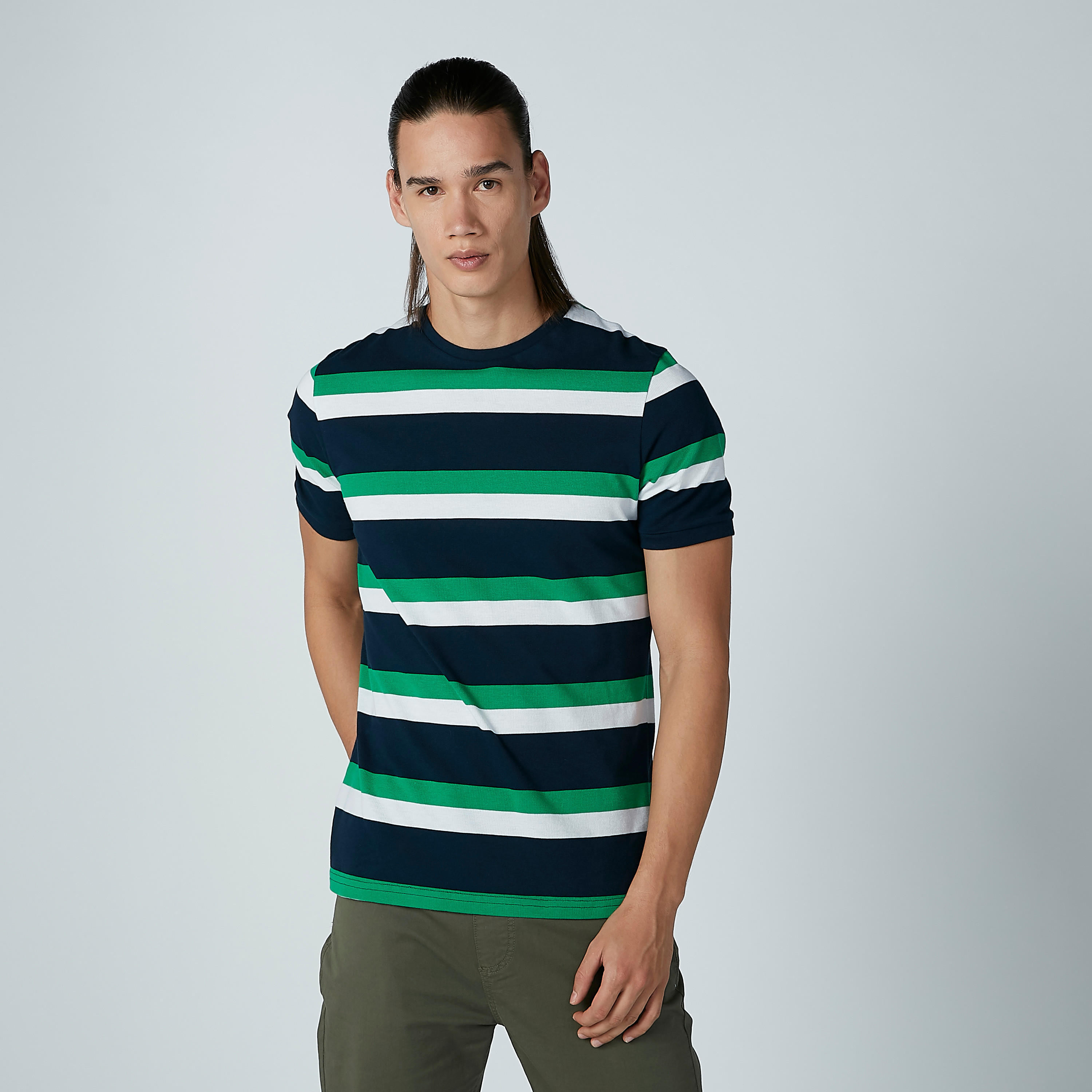 Sustainable Striped Slim-Fit T-shirt with Crew Neck-men-clothing-tshirtsandpolos-tshirts-image-10