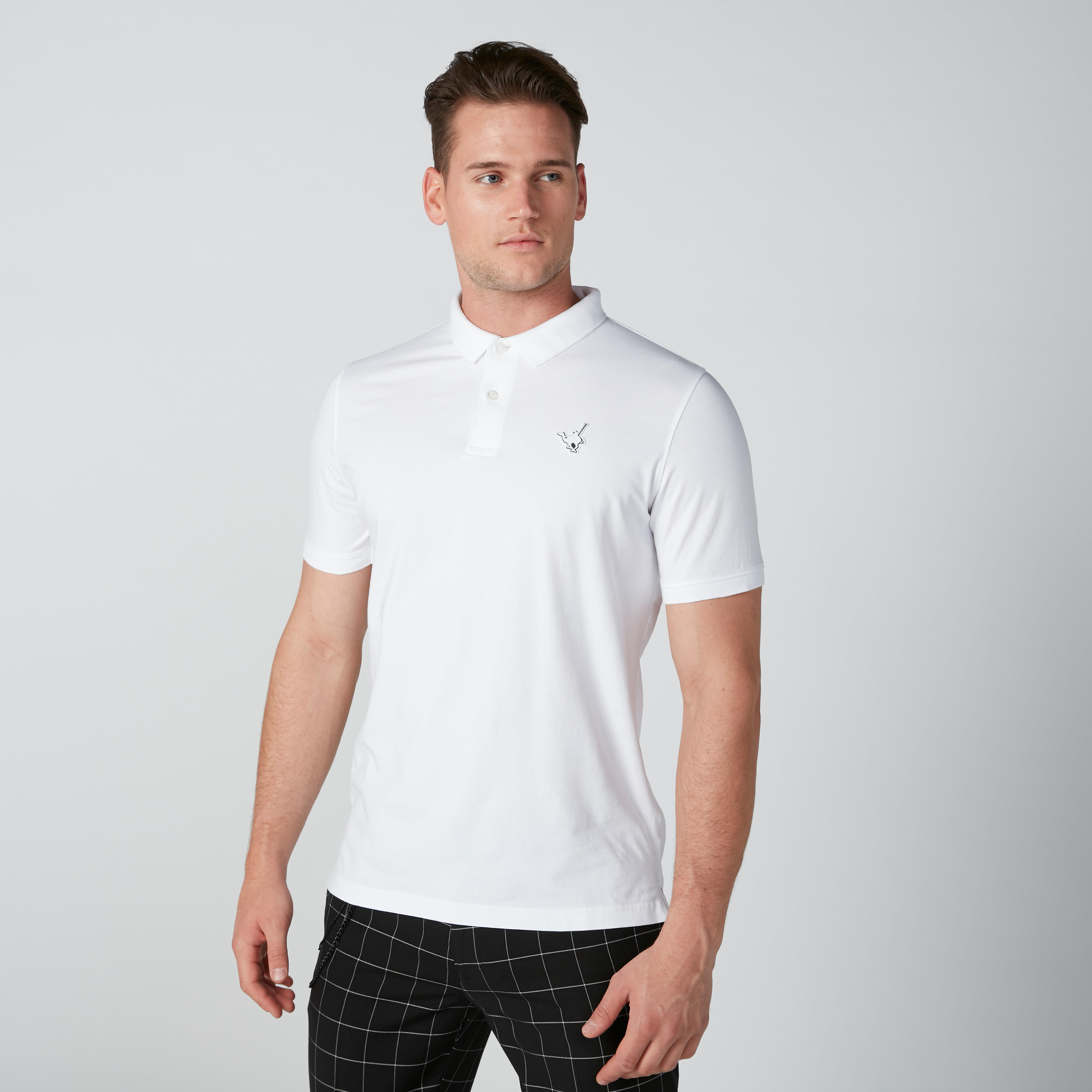 Sustainable Polo Neck T-Shirt with Short Sleeves-men-clothing-tshirtsandpolos-polos-image-3