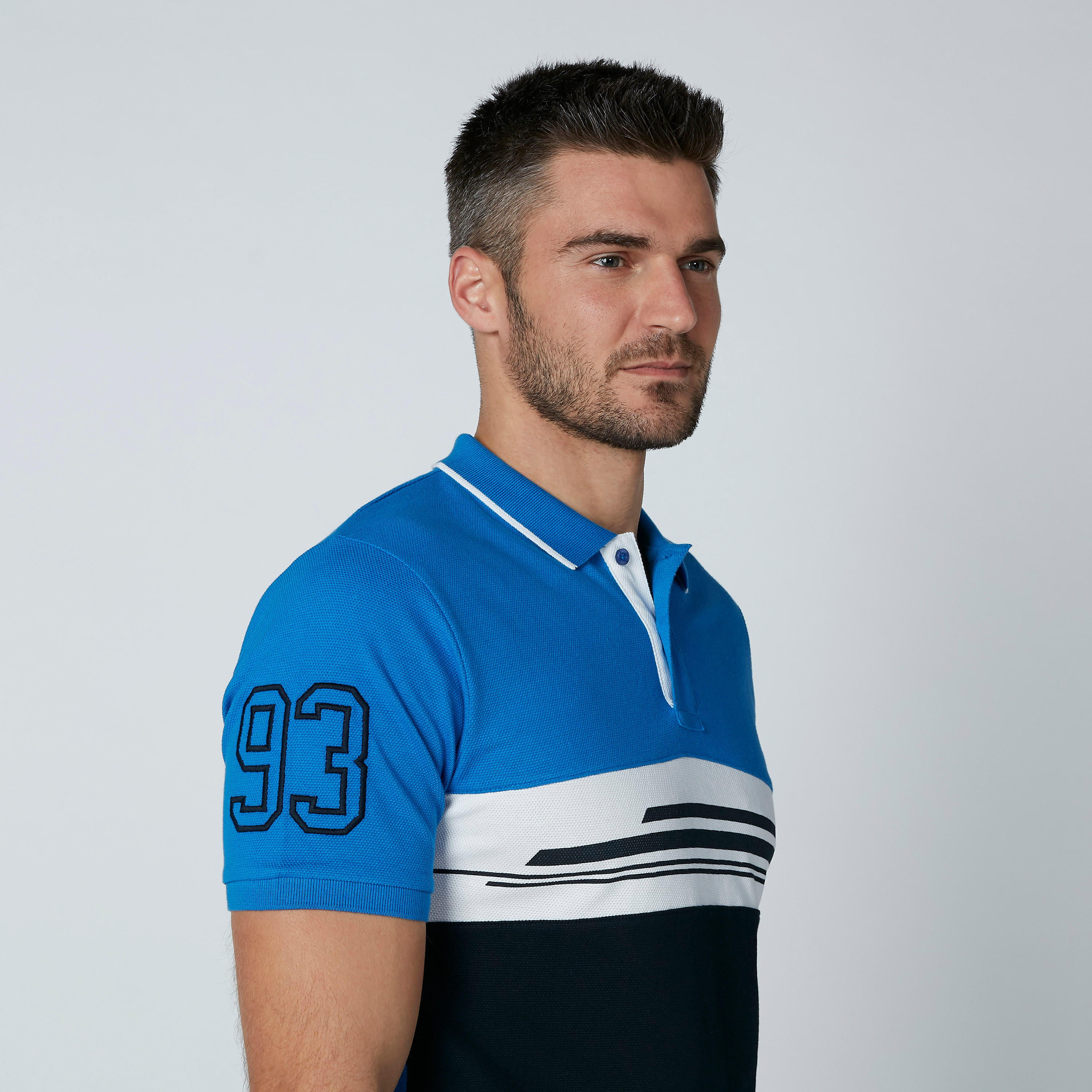 تيشيرت مطرّز بياقة بولو وأكمام قصيرة-men-clothing-tshirtsandpolos-polos-image-2