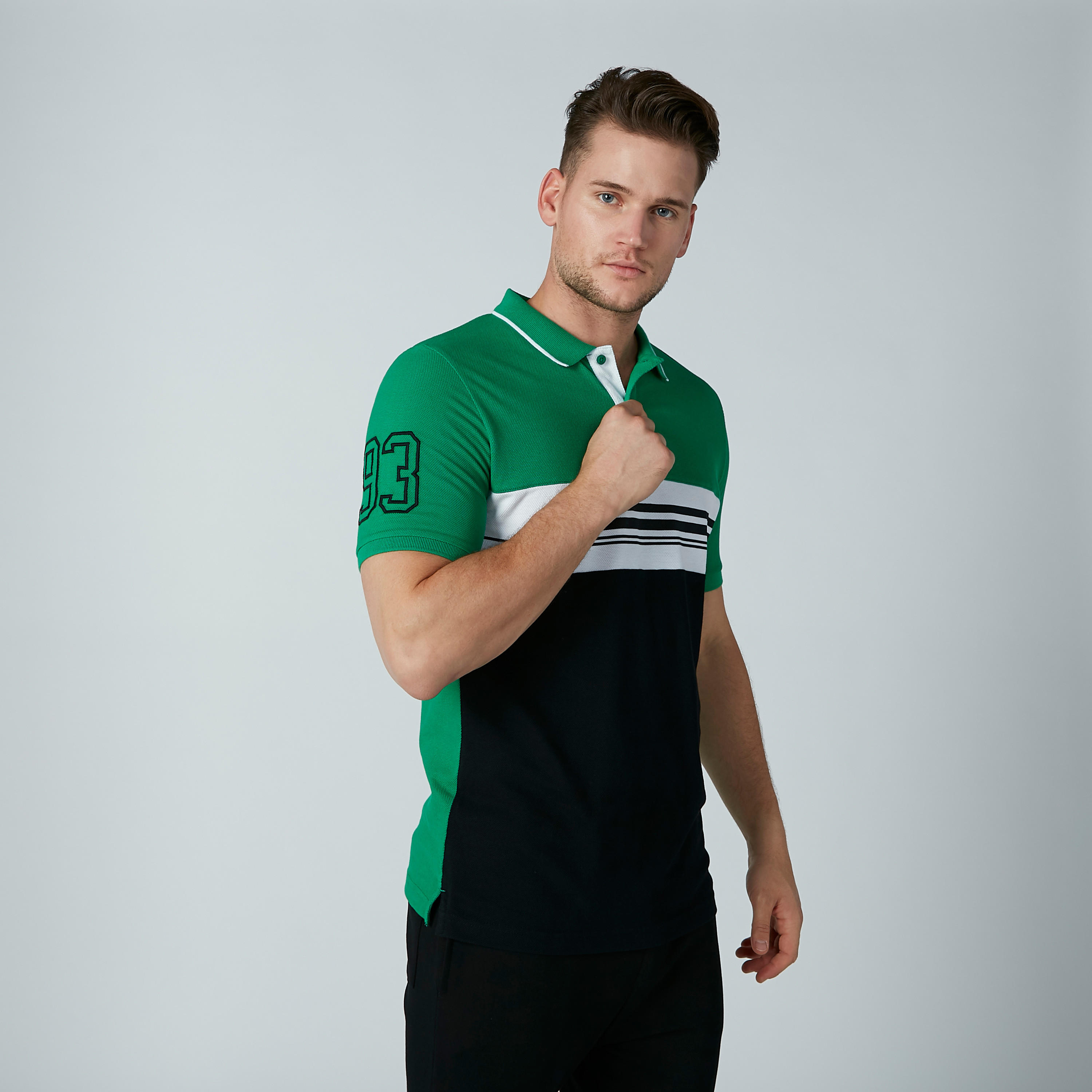 تيشرت بياقة بولو وأكمام قصيرة وطبعات-men-clothing-tshirtsandpolos-polos-image-1