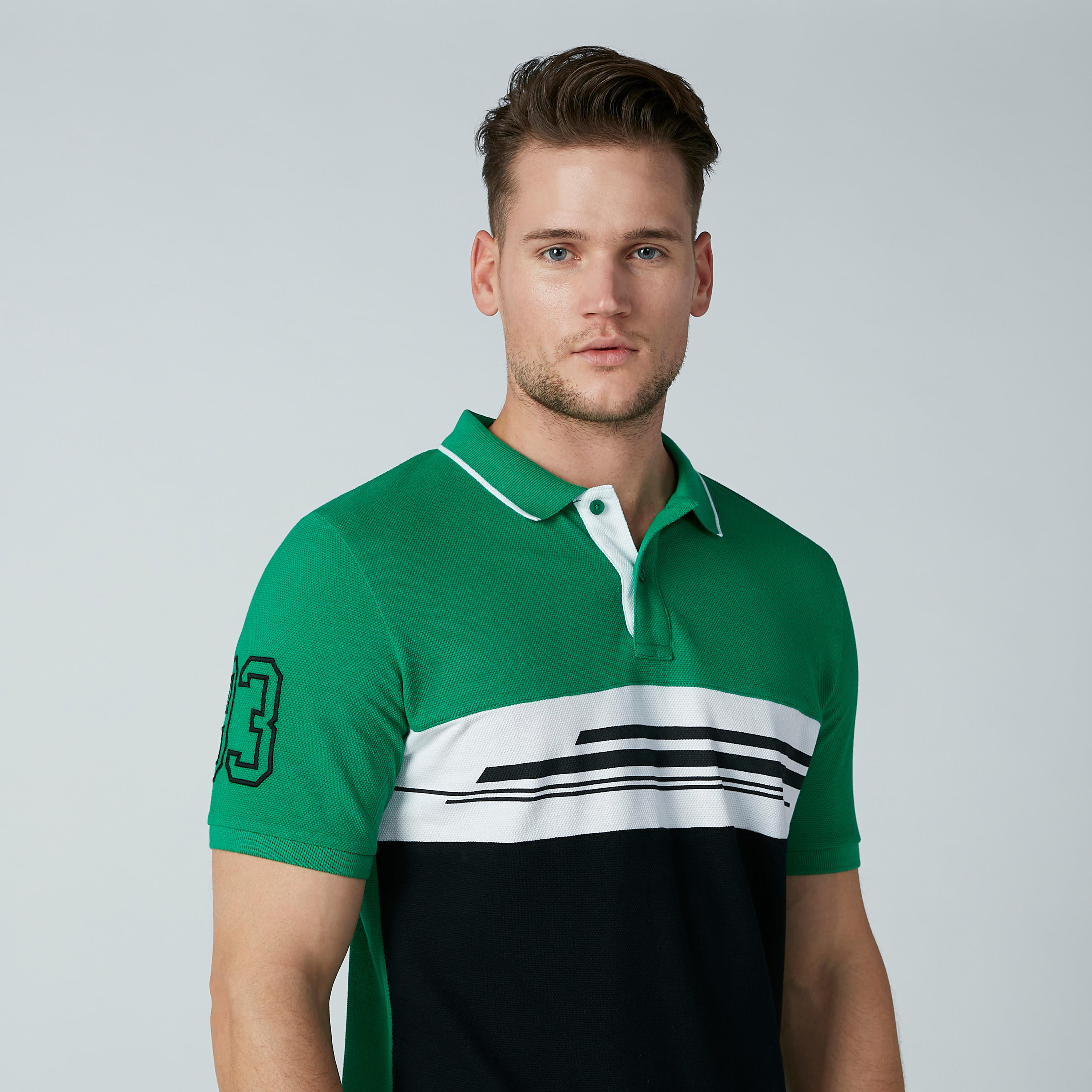 تيشرت بياقة بولو وأكمام قصيرة وطبعات-men-clothing-tshirtsandpolos-polos-image-2
