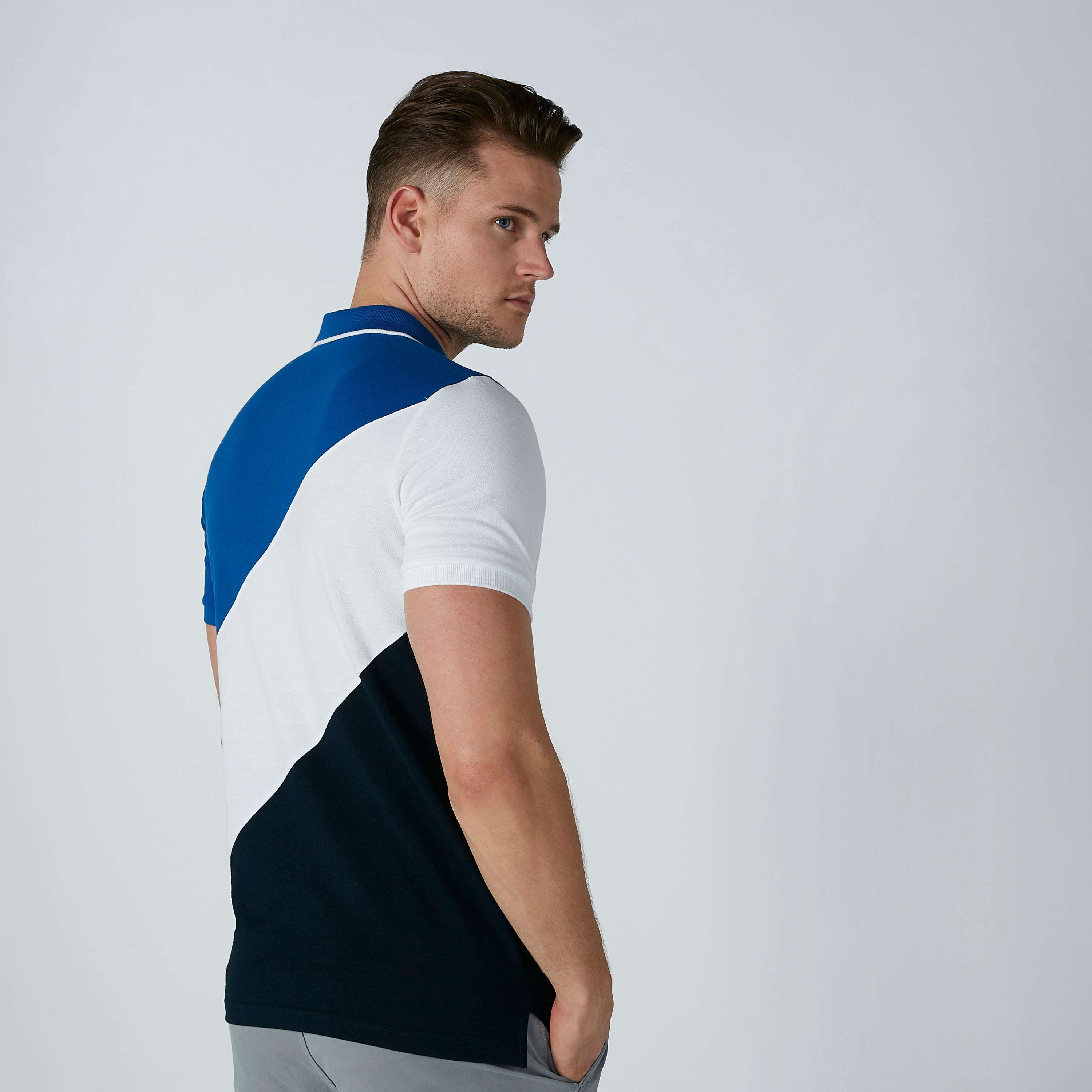 تيشيرت سادة بياقة بولو بأكمام قصيرة-men-clothing-tshirtsandpolos-polos-image-4