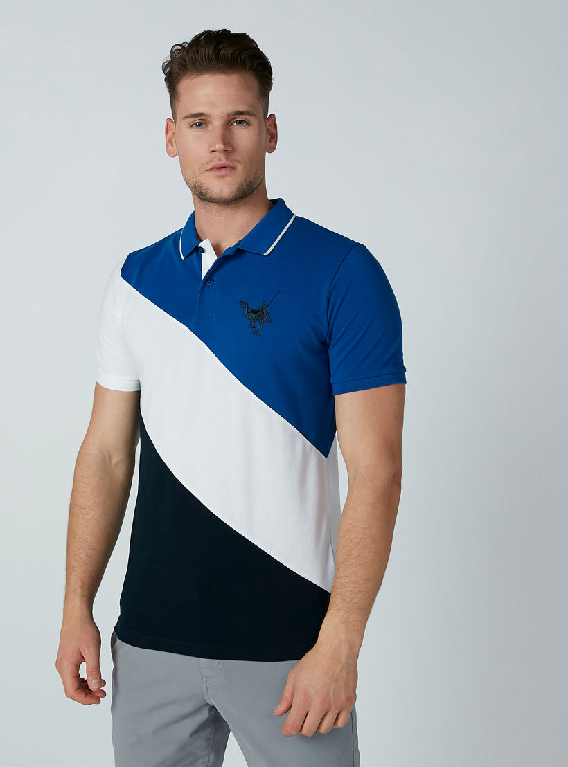 تيشيرت سادة بياقة بولو بأكمام قصيرة-men-clothing-tshirtsandpolos-polos-image-5