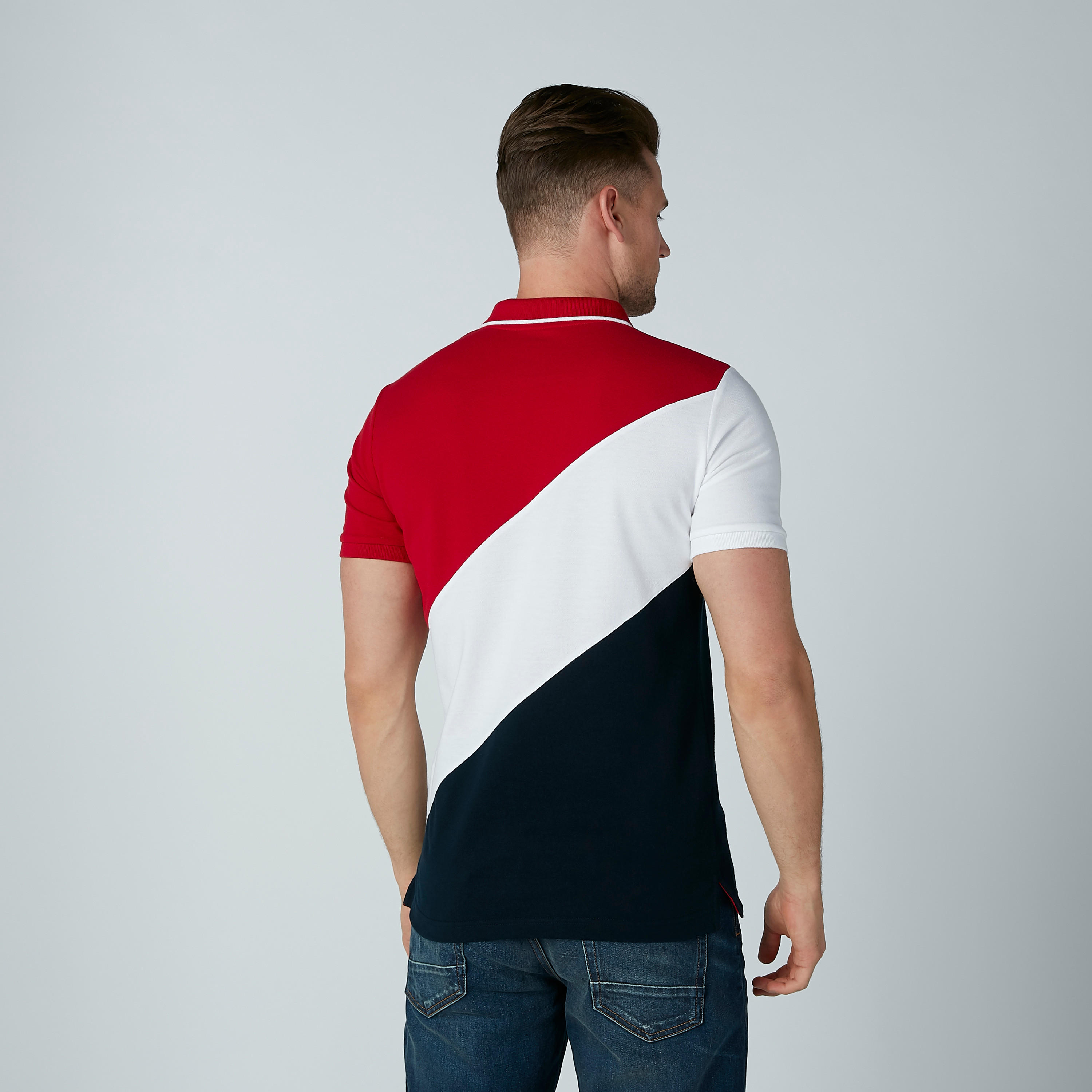 تيشيرت سادة بياقة بولو بأكمام قصيرة-men-clothing-tshirtsandpolos-polos-image-4
