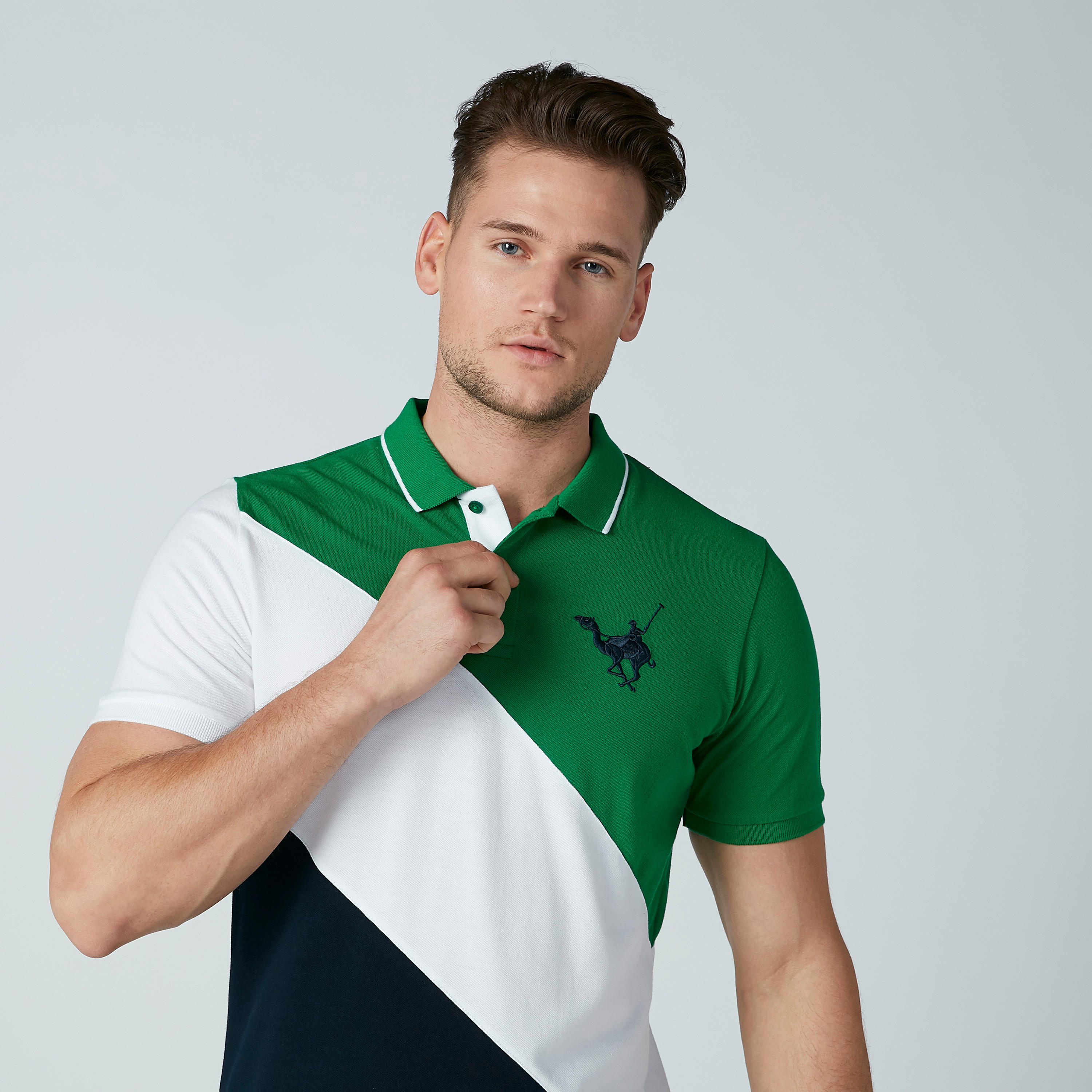 تيشيرت بياقة بولو وأكمام قصيرة-men-clothing-tshirtsandpolos-polos-image-1