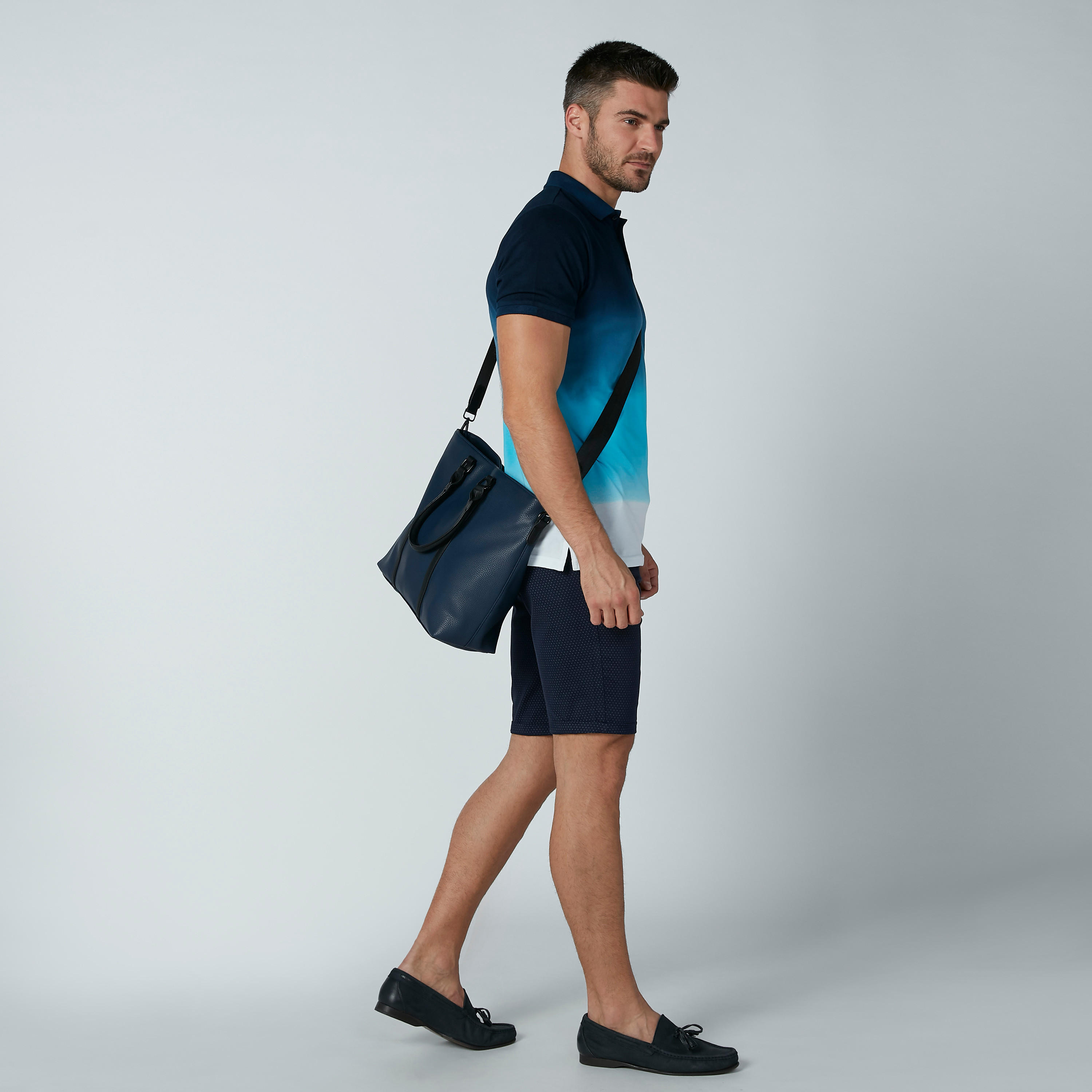 تيشيرت مستدام بياقة بولو وأكمام قصيرة وطبعات-men-clothing-tshirtsandpolos-polos-image-1