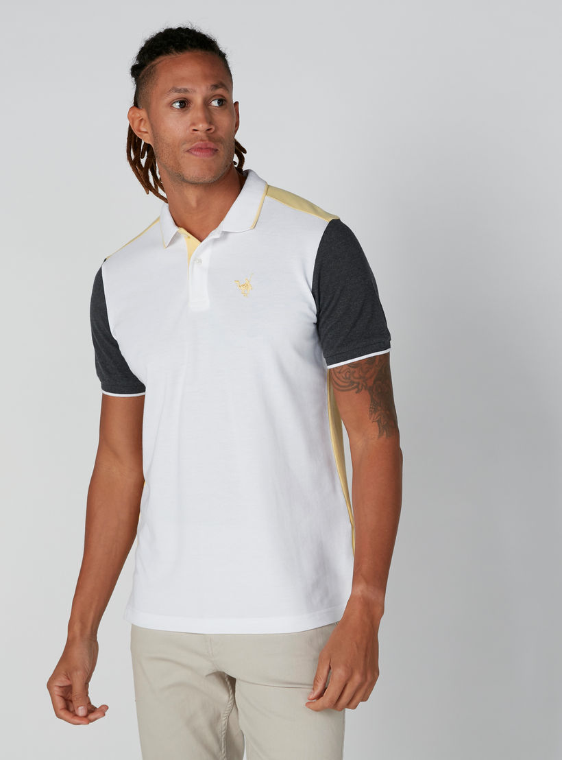 Sustainable Cut and Sew T-Shirt with Polo Neck-men-clothing-tshirtsandpolos-polos-image-1
