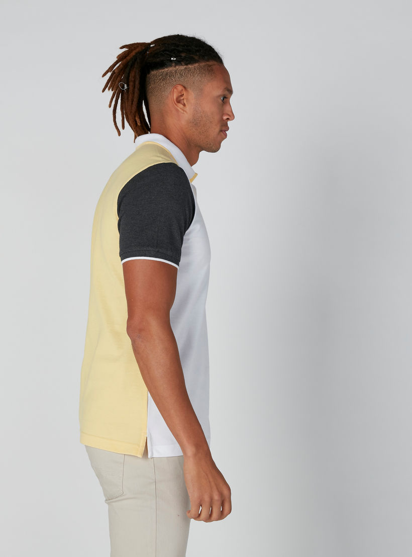 Sustainable Cut and Sew T-Shirt with Polo Neck-men-clothing-tshirtsandpolos-polos-image-4