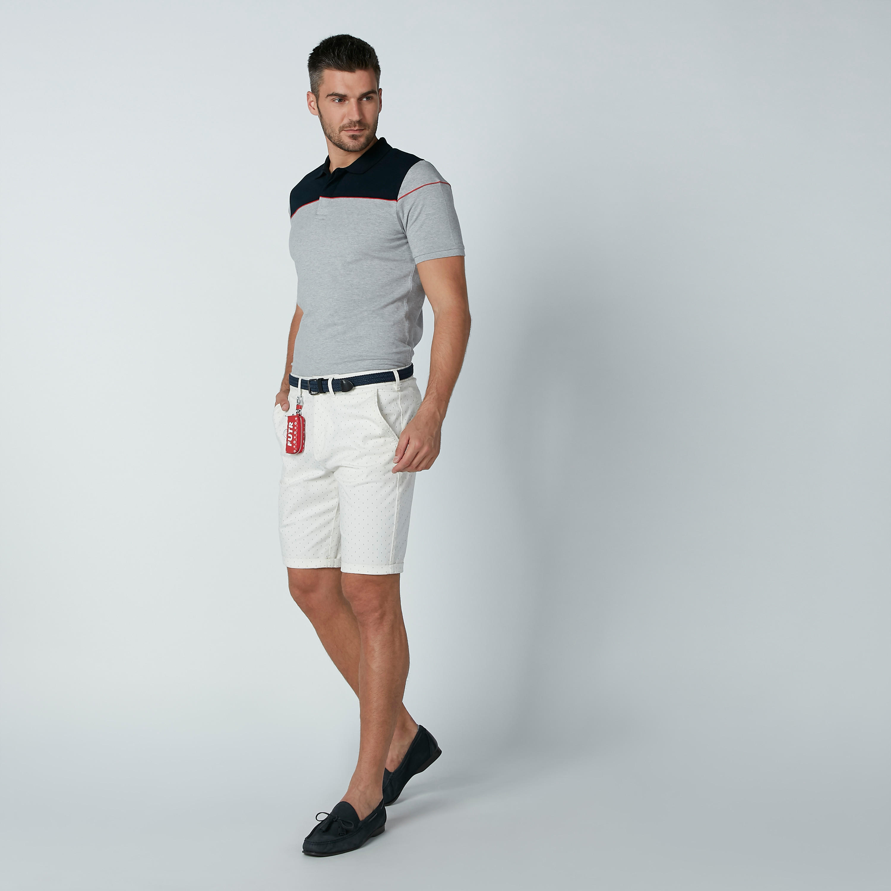 تيشيرت بياقة بولو وأكمام قصيرة ودرزات-men-clothing-tshirtsandpolos-polos-image-2