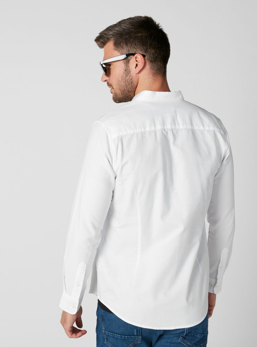 Long Sleeves Shirt in Regular Fit with Complete Placket-men-clothing-shirts-image-2