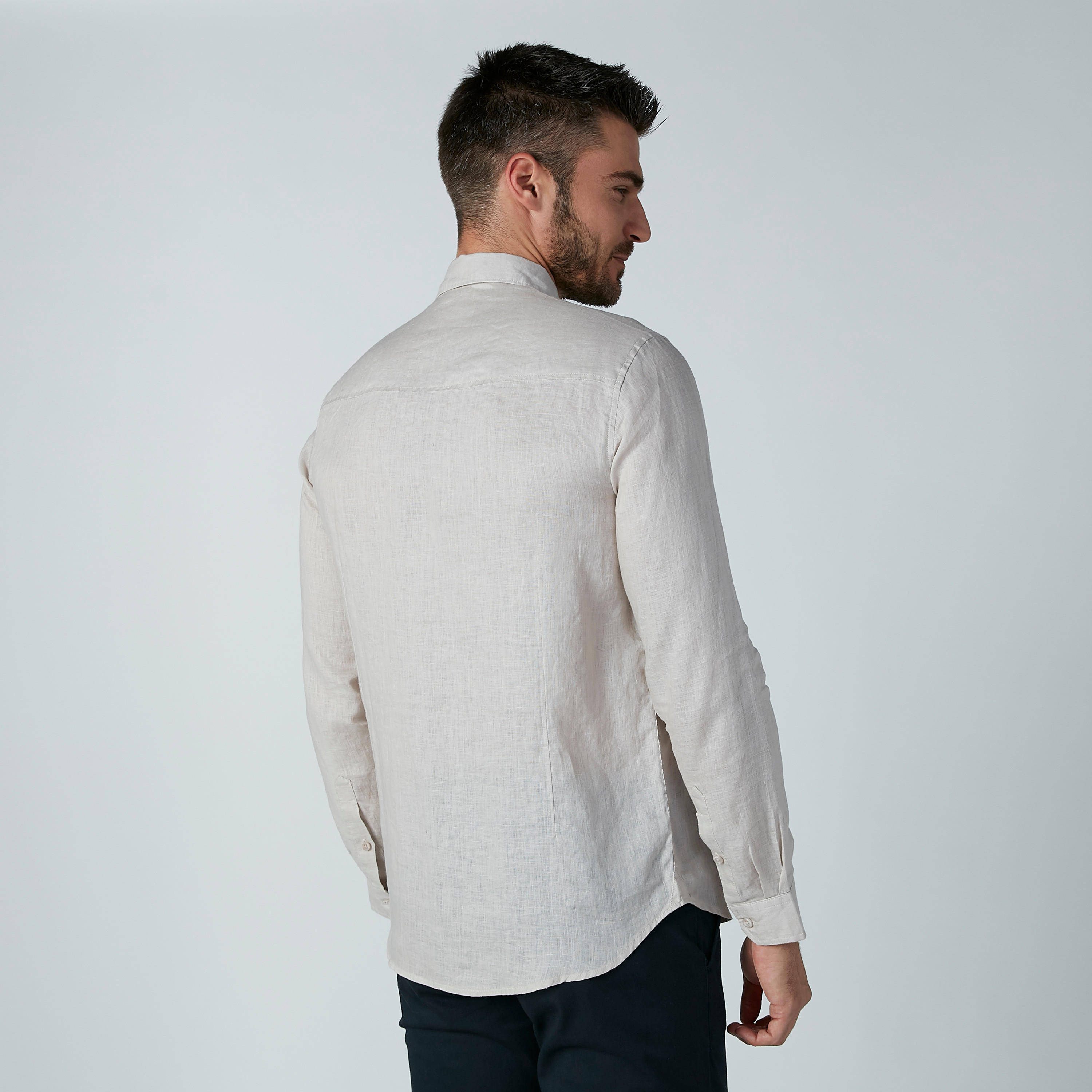 قميص سادة بأكمام طويلة وأزرار-men-clothing-shirts-image-4