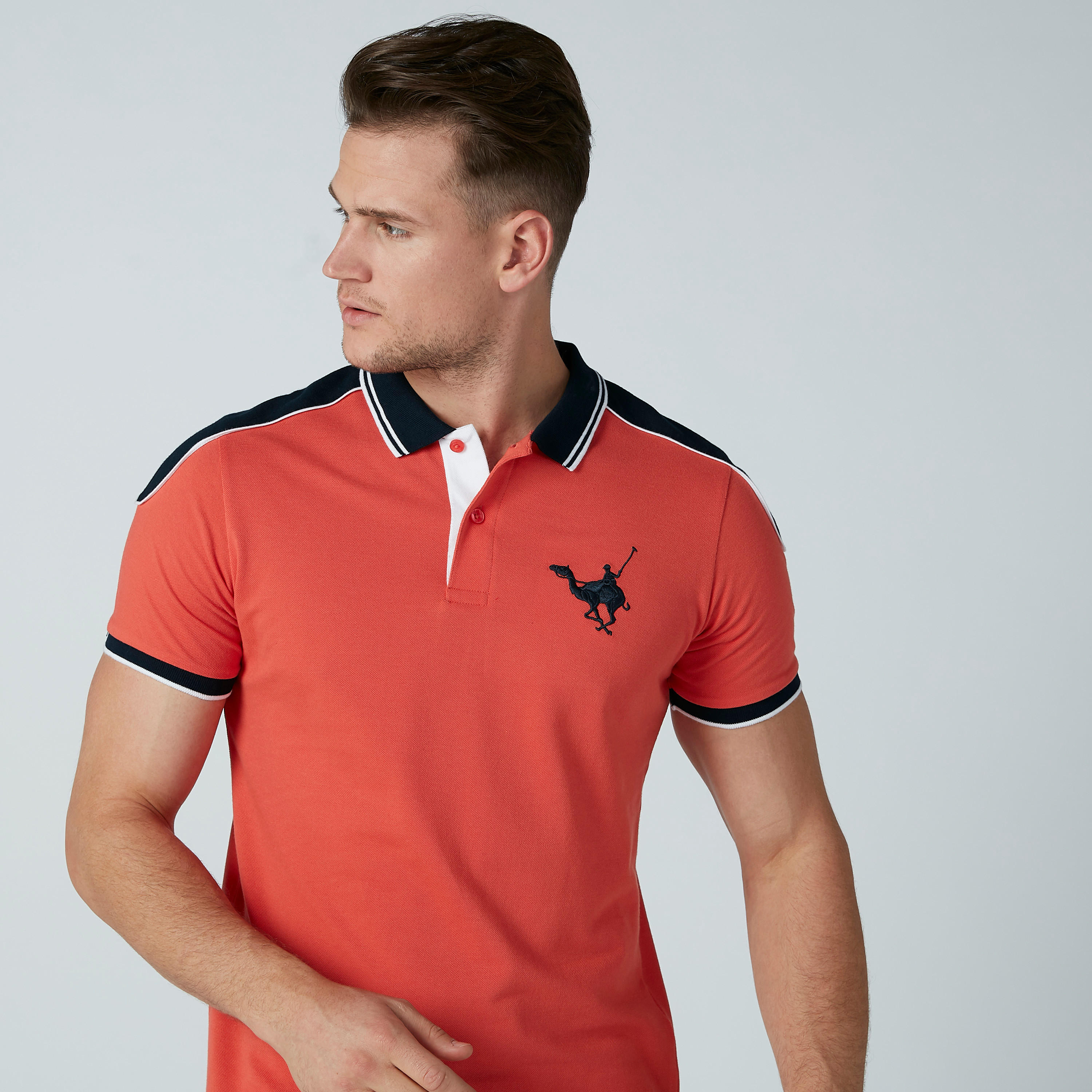 تيشيرت بياقة بولو وأكمام قصيرة-men-clothing-tshirtsandpolos-polos-image-1