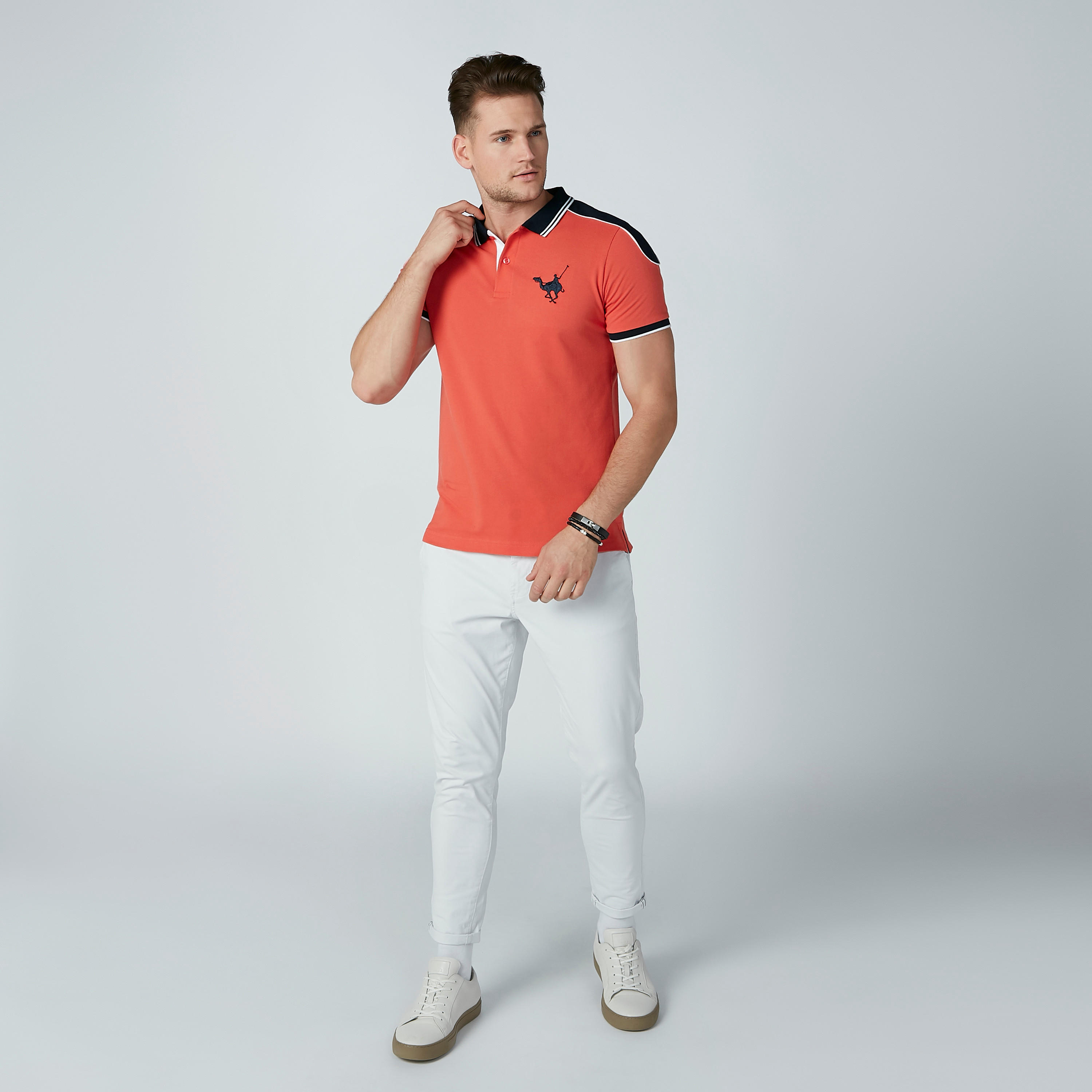 تيشيرت بياقة بولو وأكمام قصيرة-men-clothing-tshirtsandpolos-polos-image-2