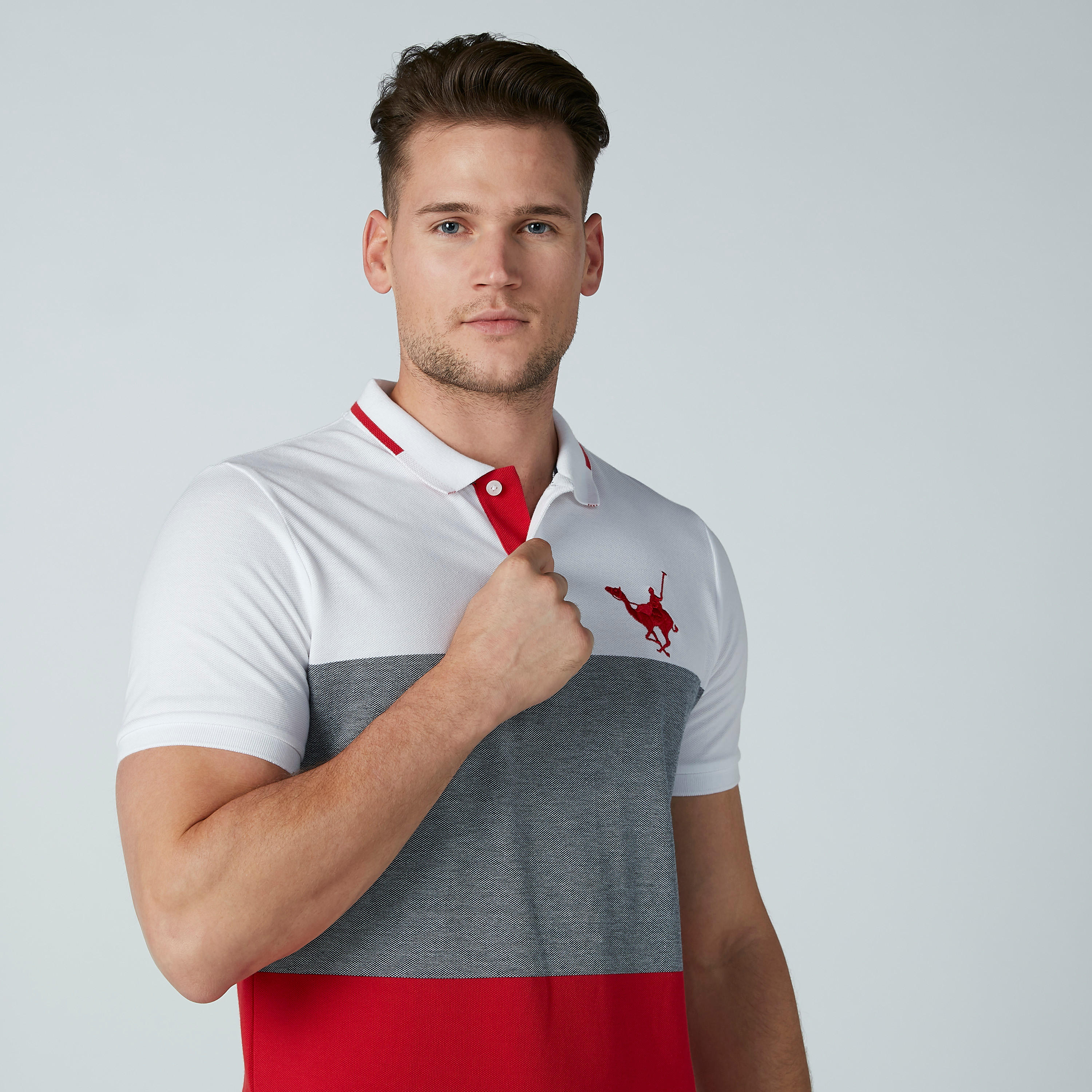 تيشيرت بياقة بولو وأكمام قصيرة-men-clothing-tshirtsandpolos-polos-image-1