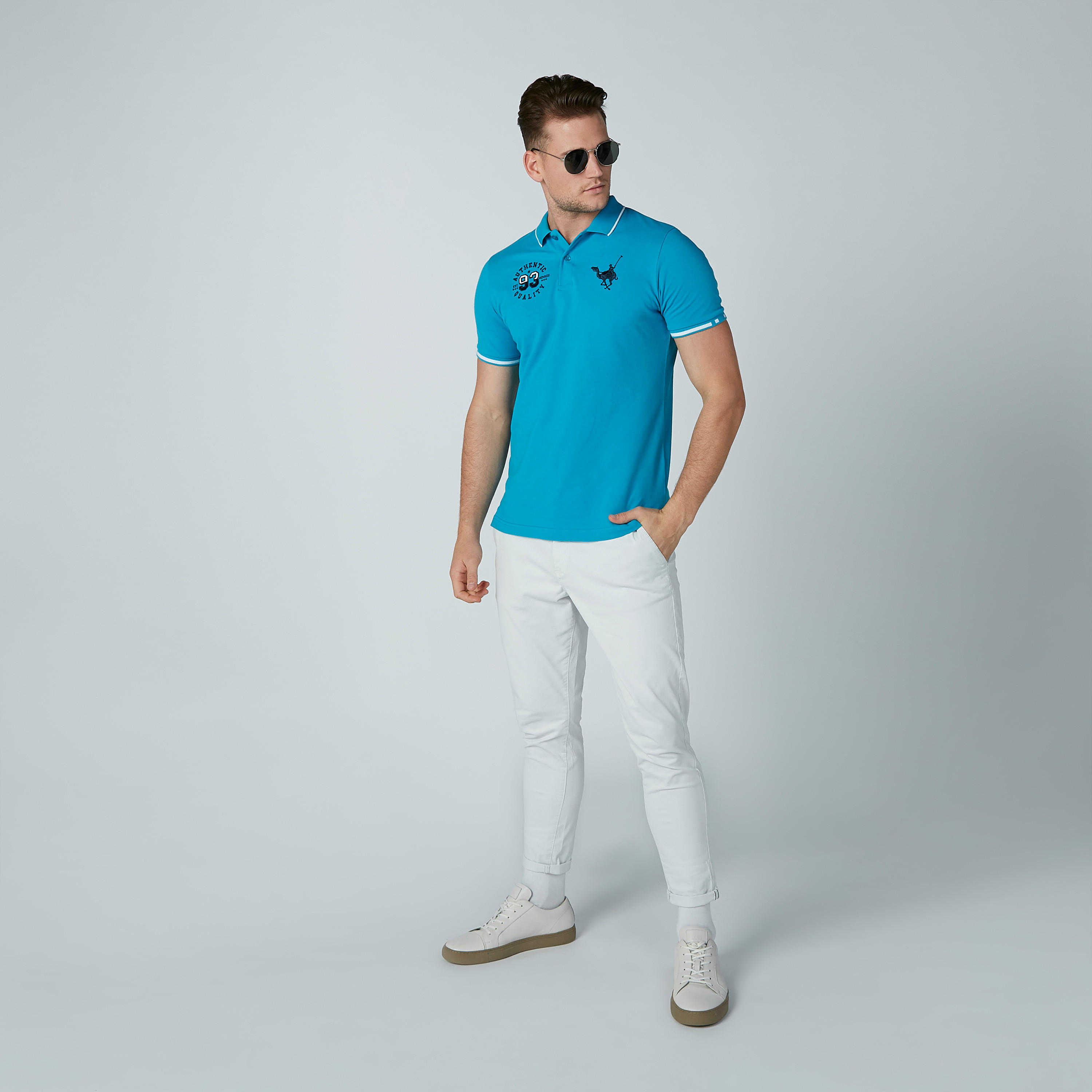 تيشيرت بياقة بولو وأكمام قصيرة-men-clothing-tshirtsandpolos-polos-image-2