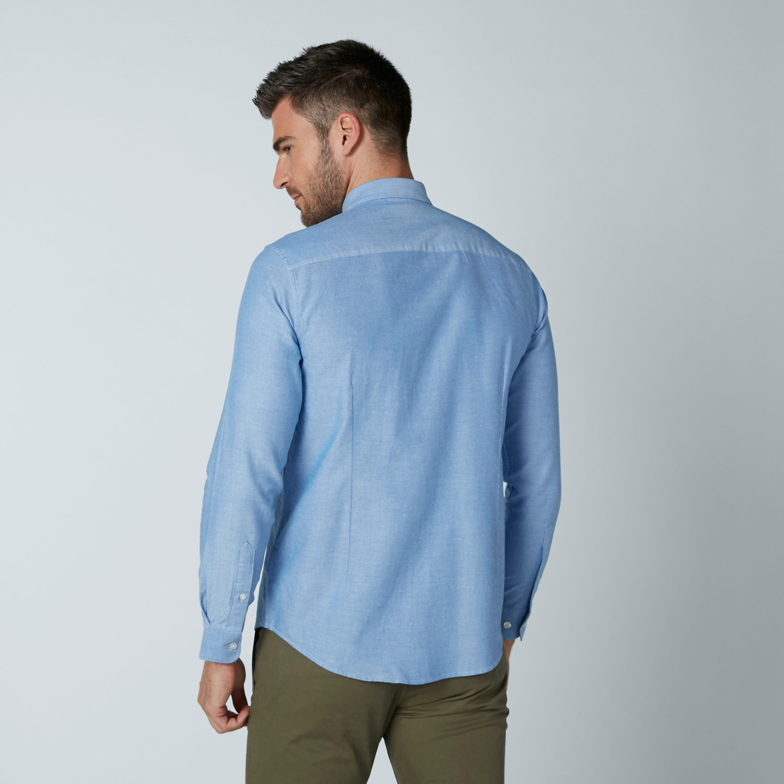 Solid Formal Shirt with Long Sleeves-men-clothing-shirts-image-5
