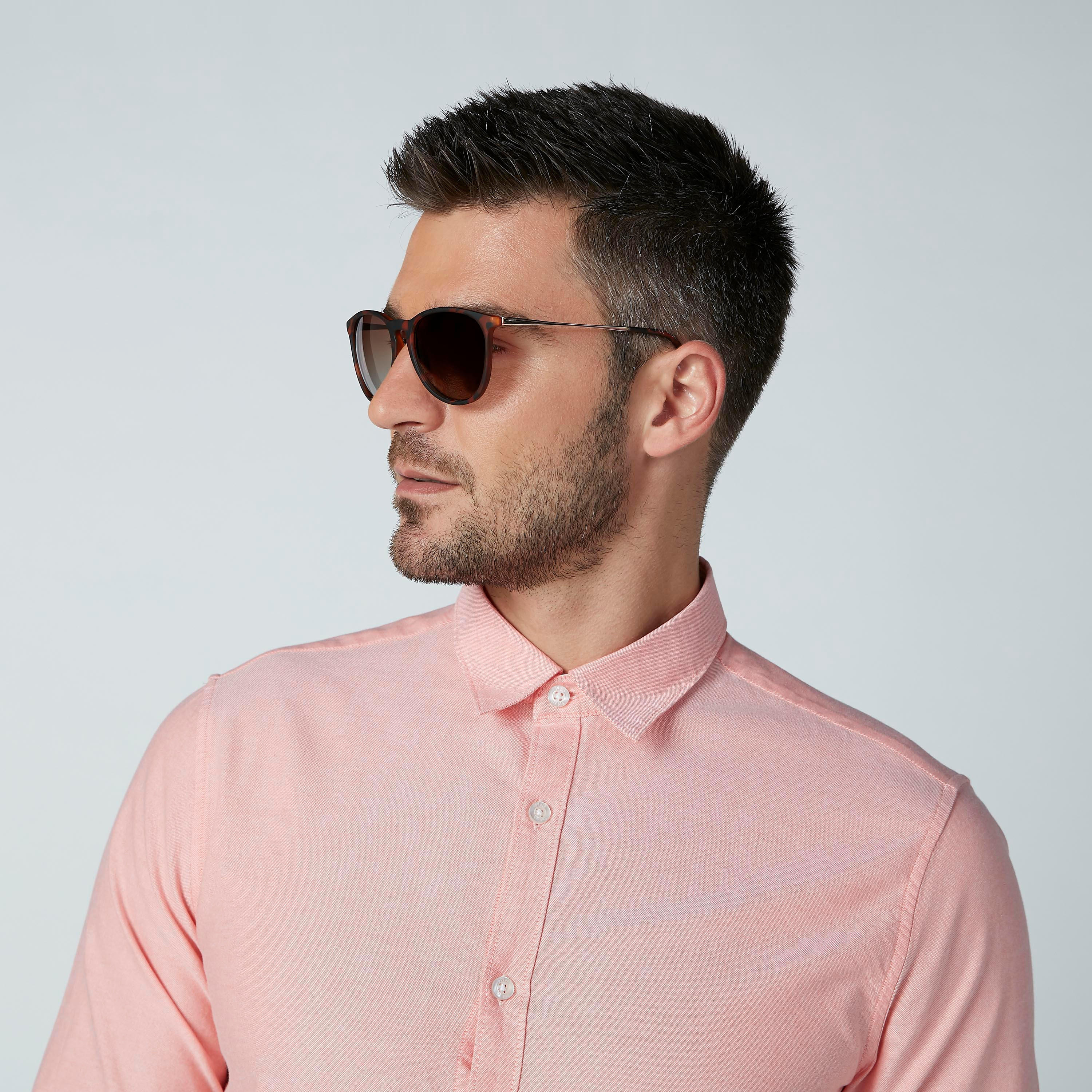 Basic Formal Shirt with Long Sleeves and Curved Hem-men-clothing-shirts-image-3