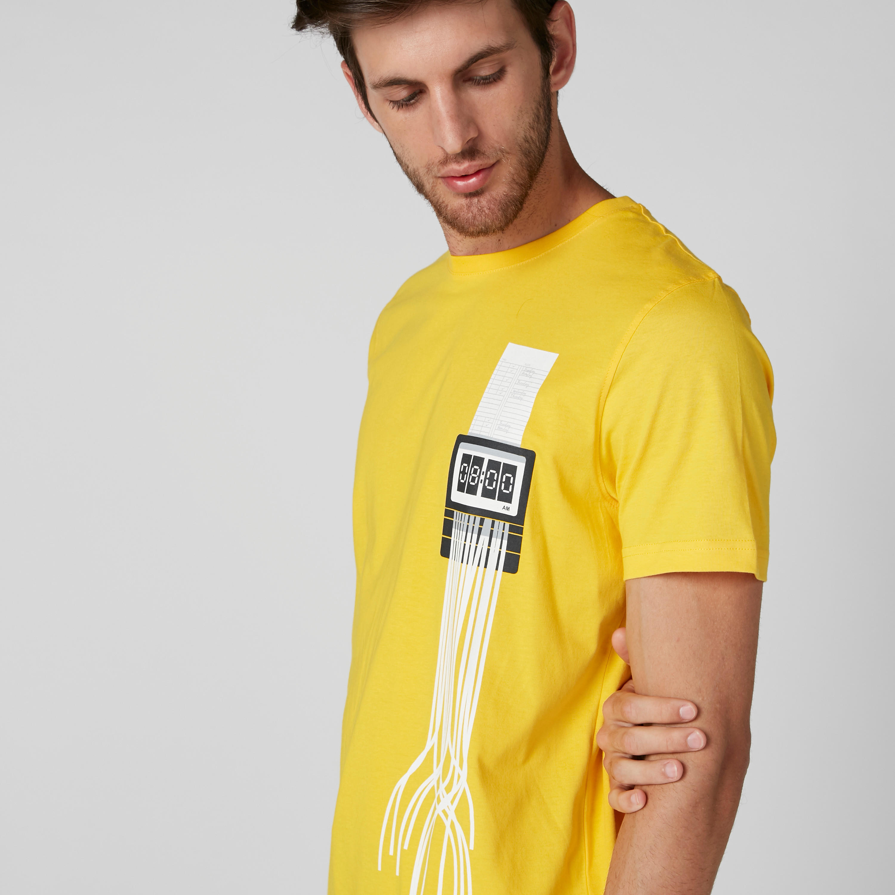 Printed T-Shirt with Round Neck and Short Sleeves-men-clothing-tshirtsandpolos-tshirts-image-4