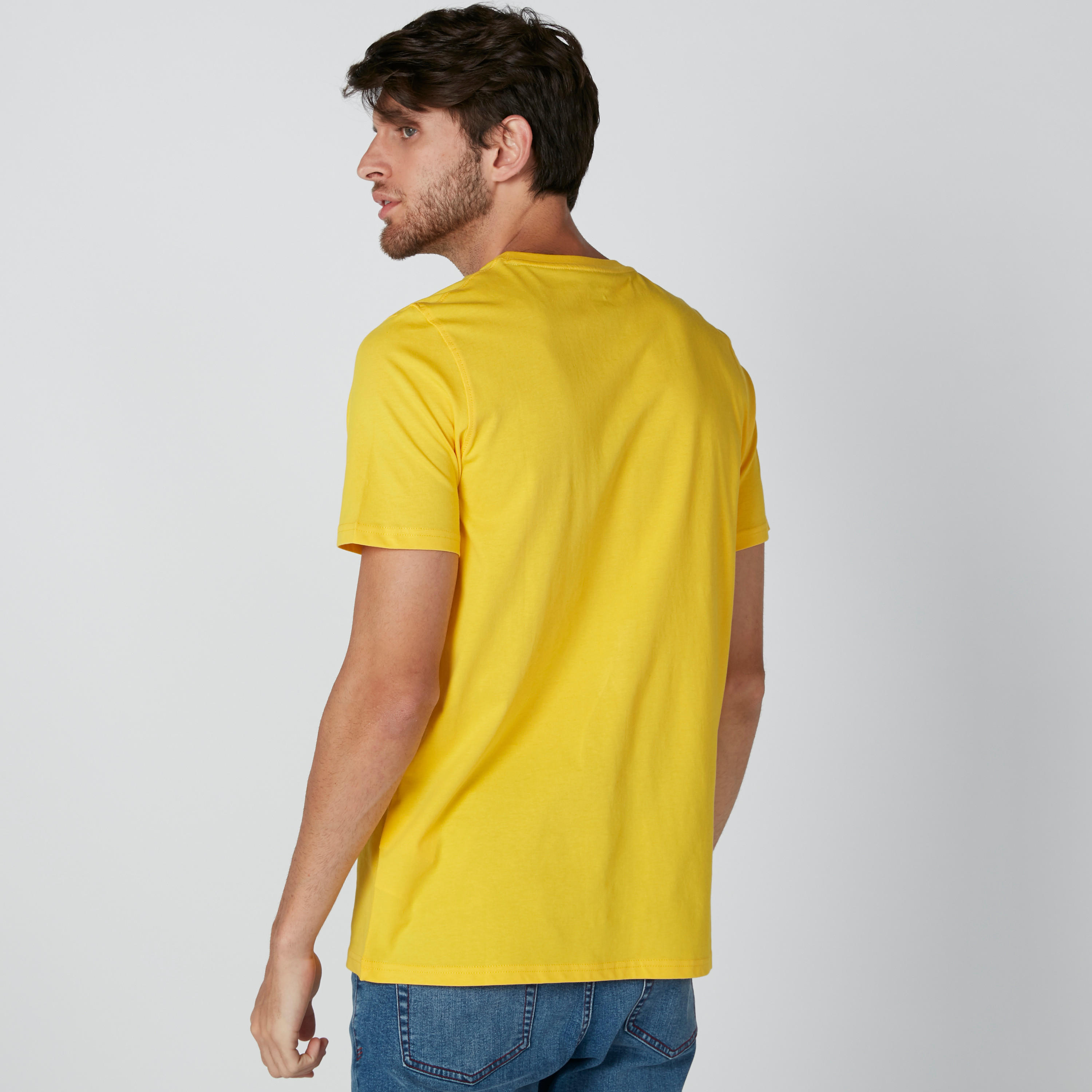 Printed T-Shirt with Round Neck and Short Sleeves-men-clothing-tshirtsandpolos-tshirts-image-2