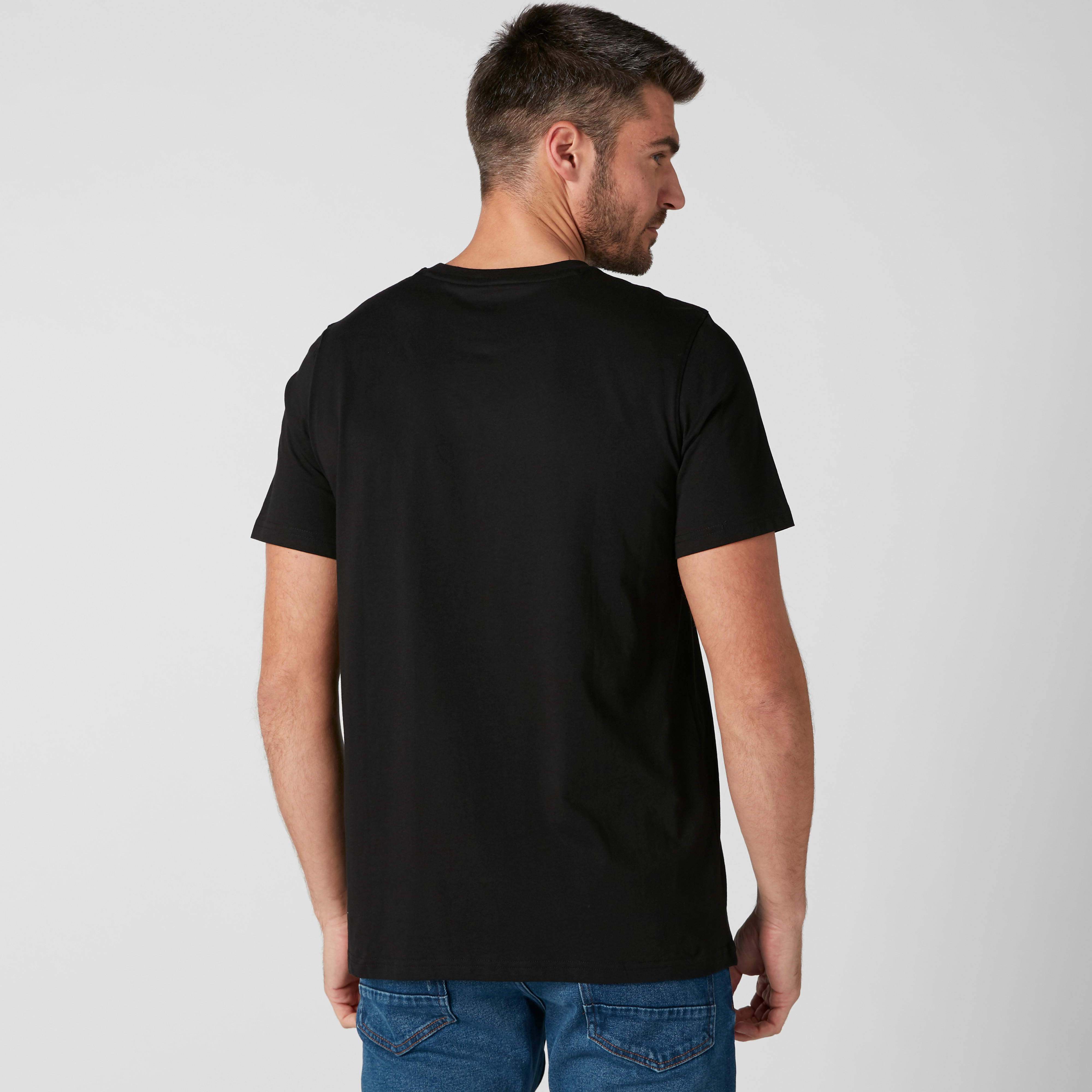 Printed T-Shirt in Regular Fit with Round Neck-men-clothing-tshirtsandpolos-tshirts-image-2