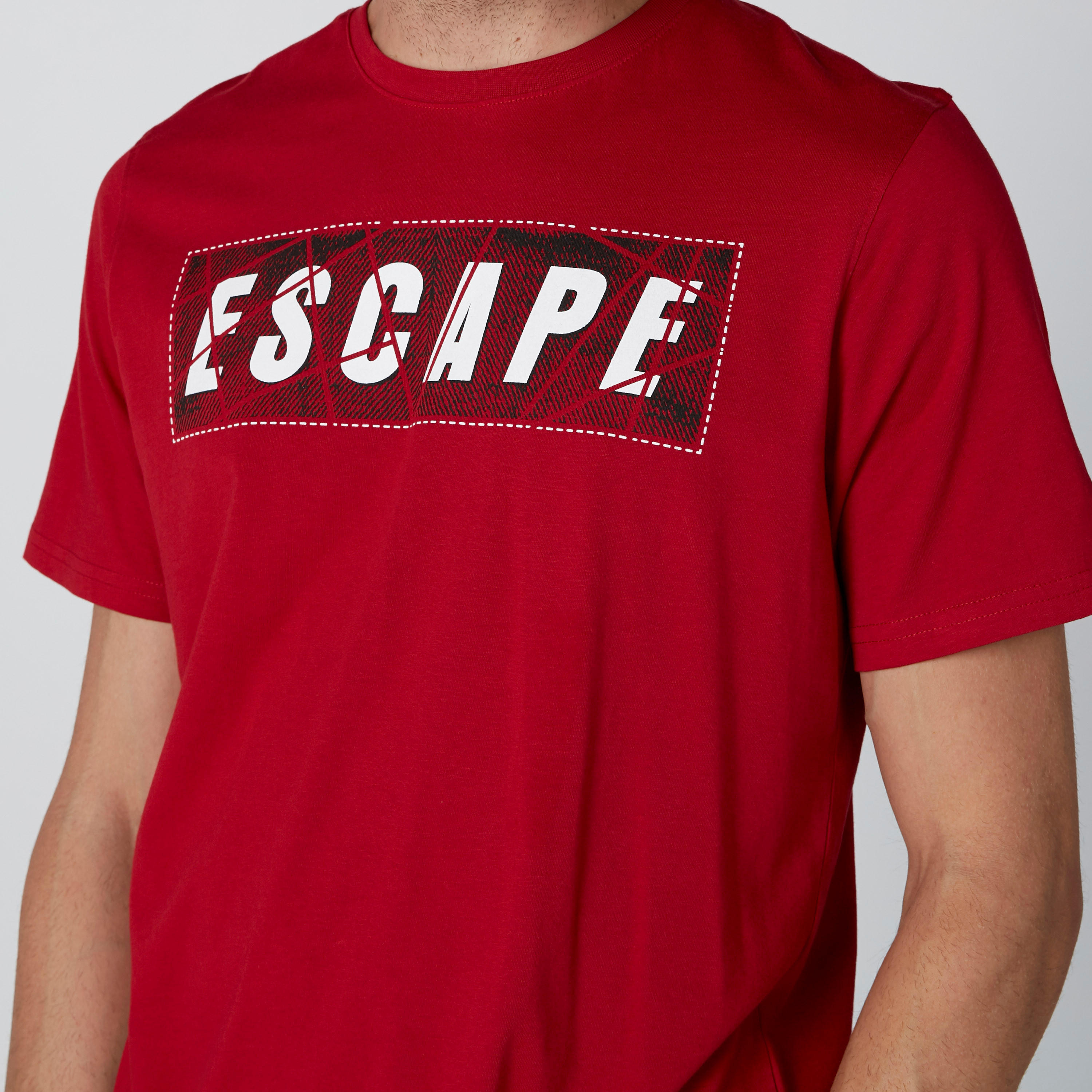 Printed T-Shirt with Short Sleeves-men-clothing-tshirtsandpolos-tshirts-image-4