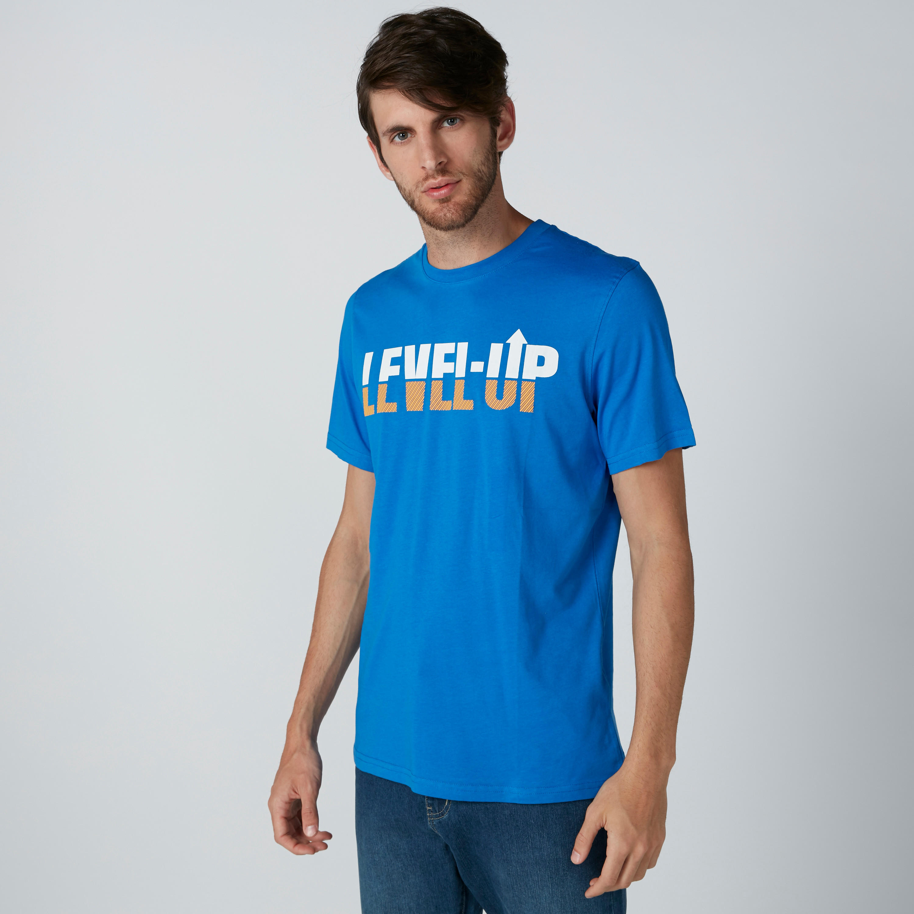 Printed T-Shirt with Round Neck-men-clothing-tshirtsandpolos-tshirts-image-1