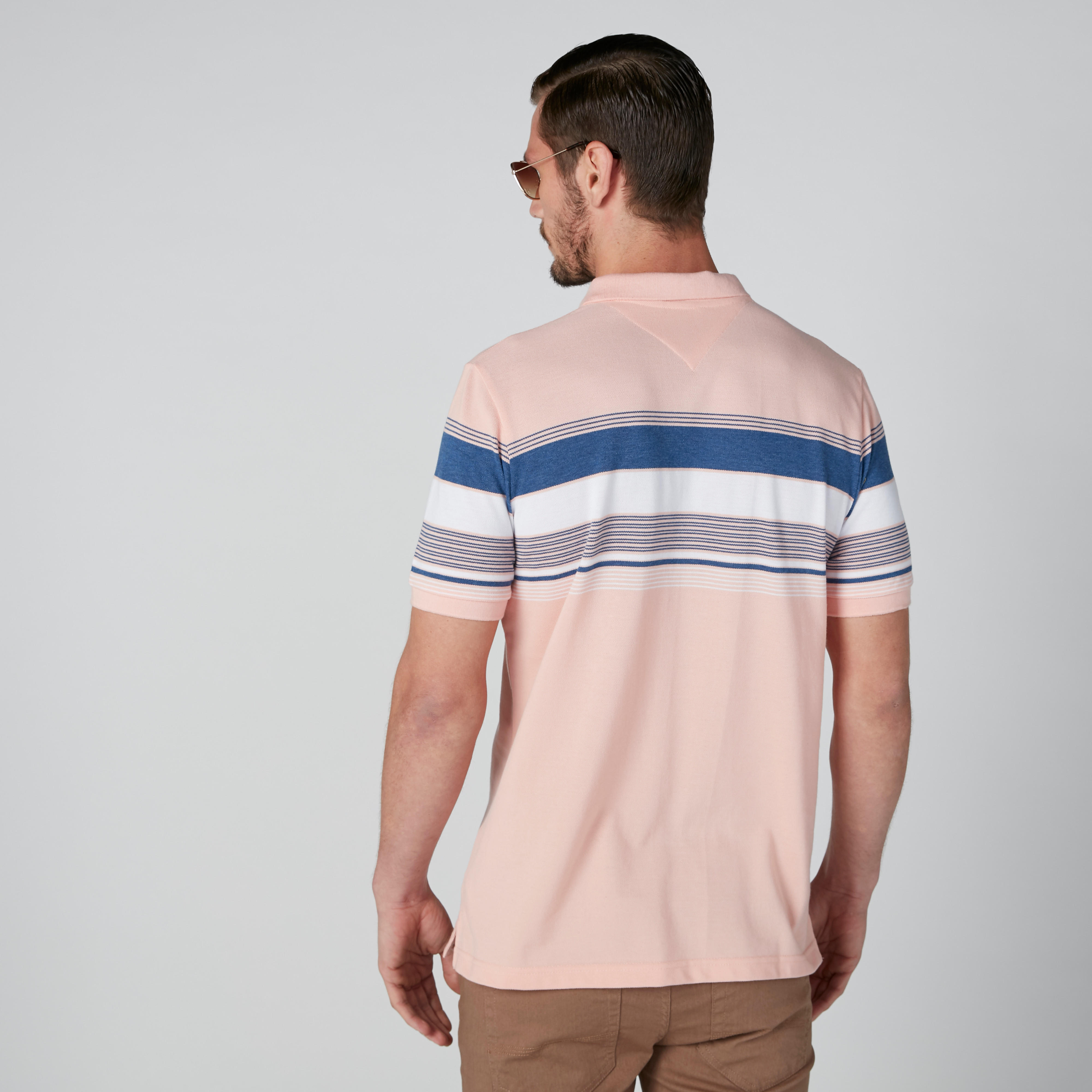 تيشيرت مستدام بولو سليم فيت مقلّم -men-clothing-tshirtsandpolos-polos-image-11