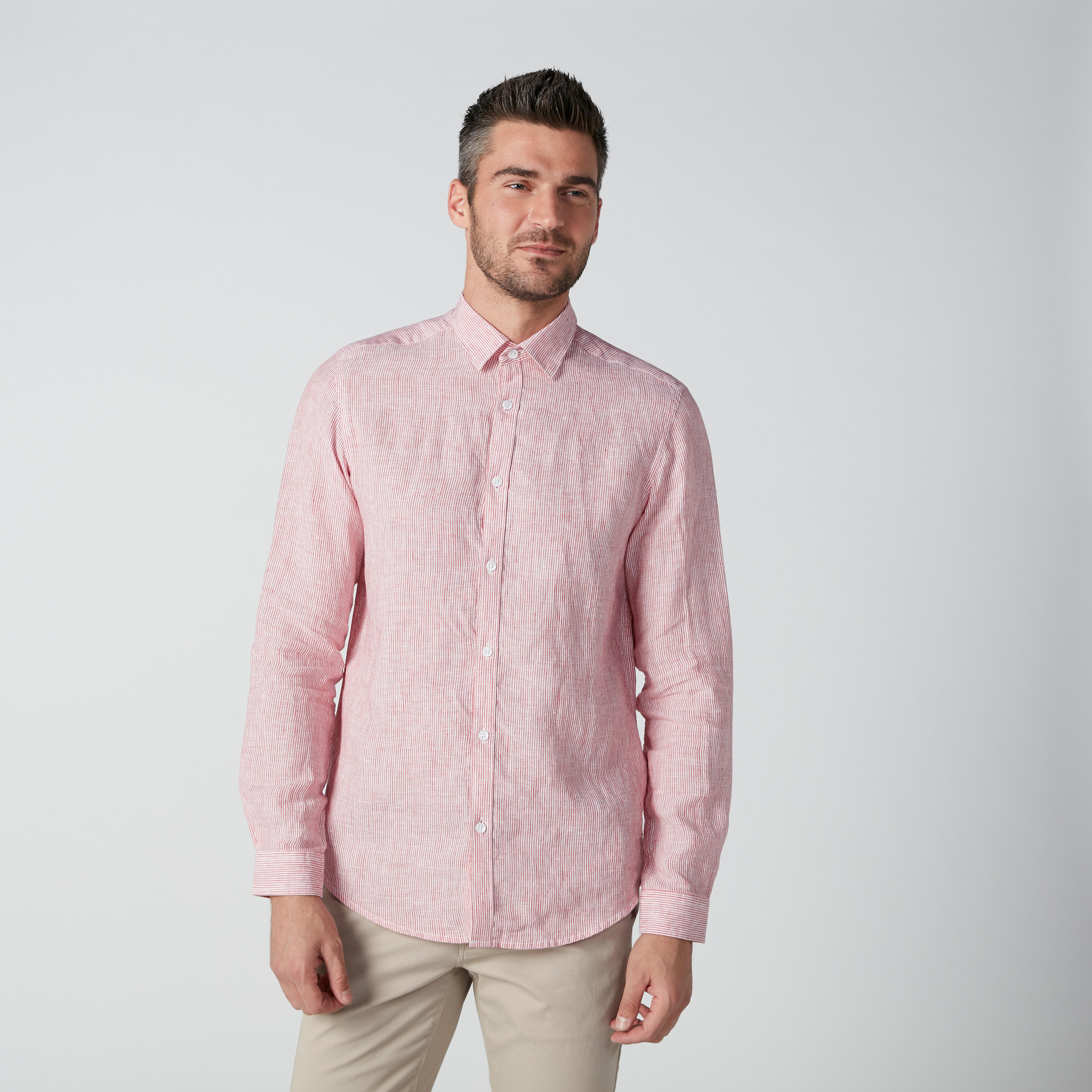 قميص مقلّم بأكمام طويلة وأزرار-men-clothing-shirts-image-4