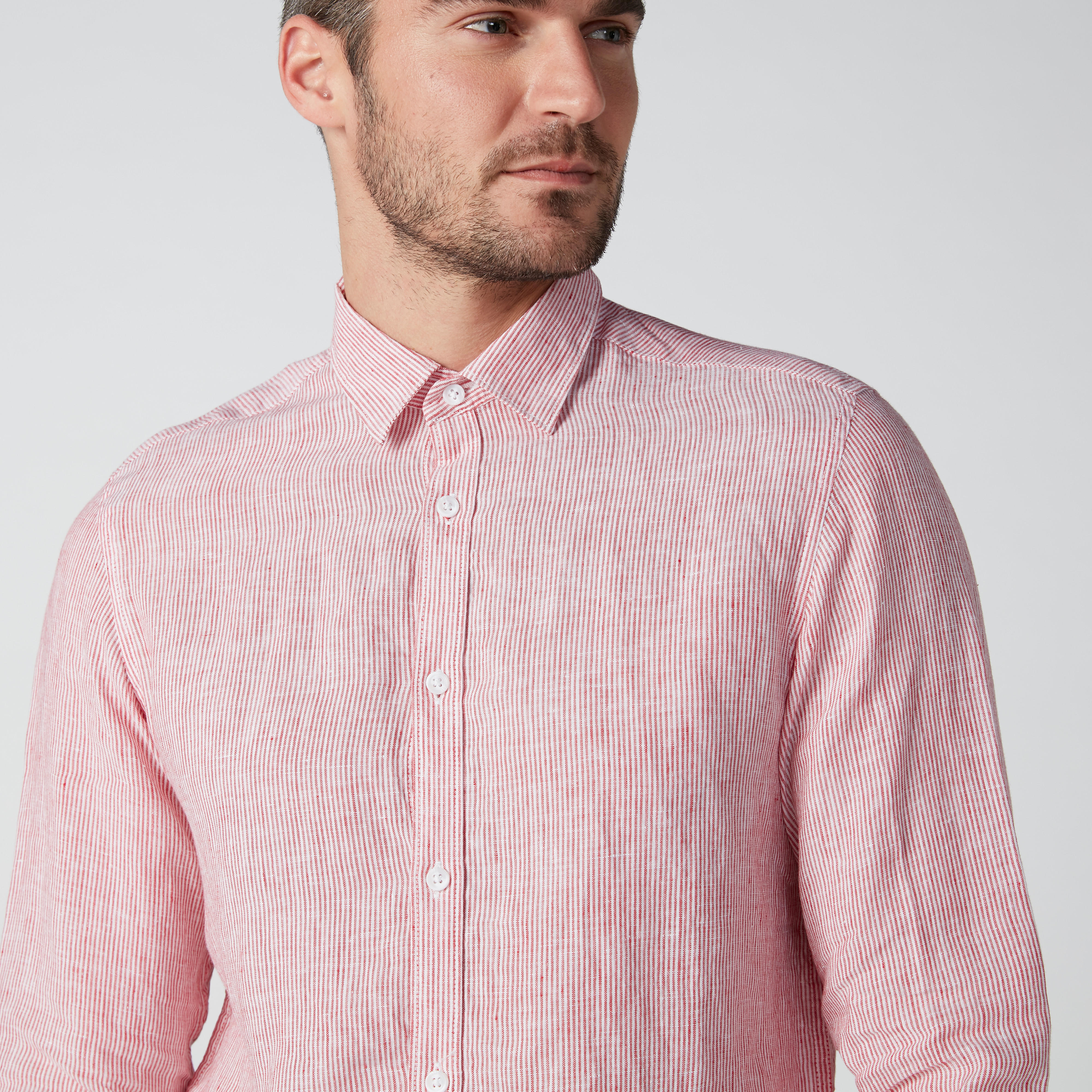 قميص مقلّم بأكمام طويلة وأزرار-men-clothing-shirts-image-1