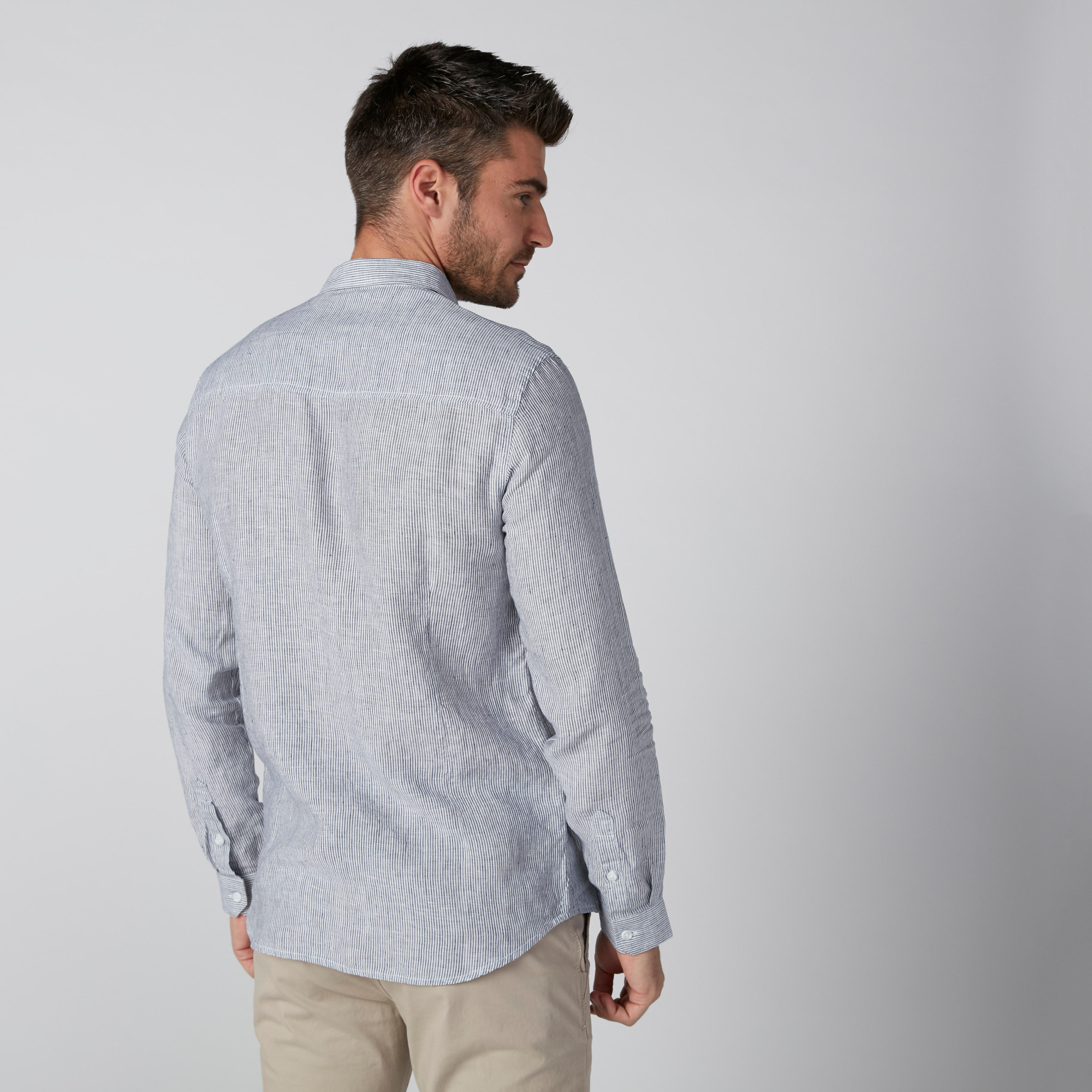 قميص مقلّم بأكمام طويلة وأزرار-men-clothing-shirts-image-3