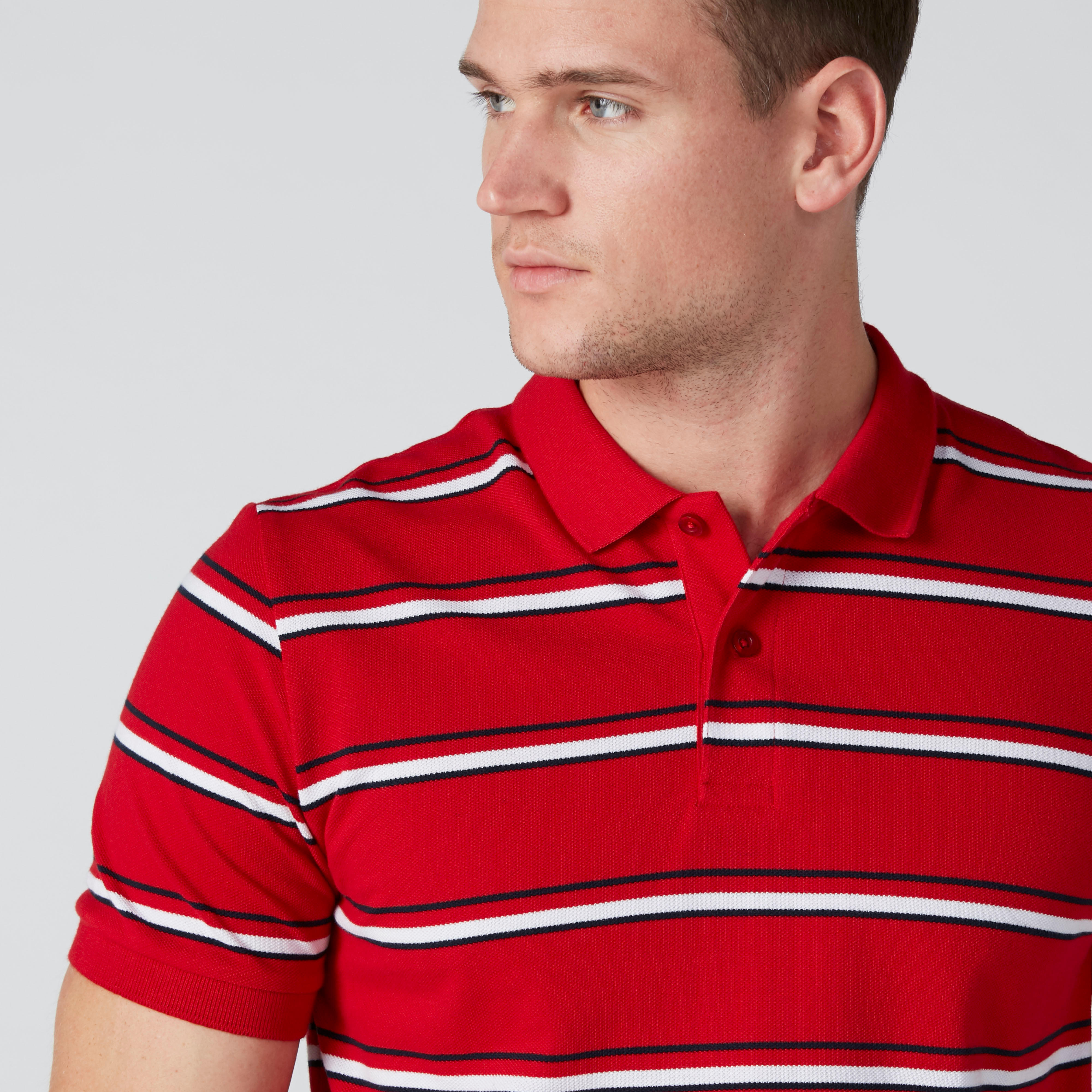 تيشيرت مقلّم بياقة بولو وأكمام قصيرة-men-clothing-tshirtsandpolos-polos-image-4