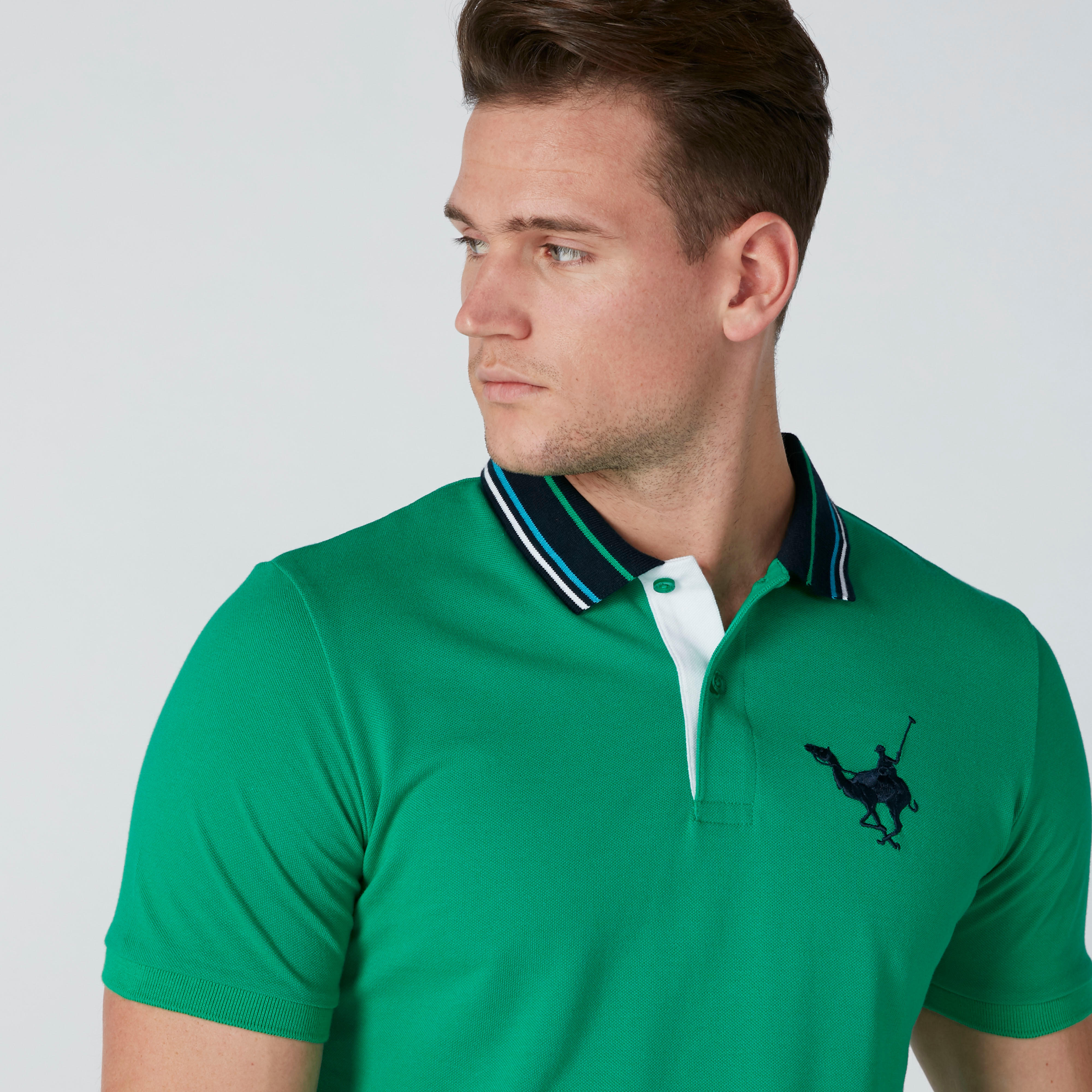تيشيرت مطرّز بياقة بولو وأكمام قصيرة-men-clothing-tshirtsandpolos-polos-image-5