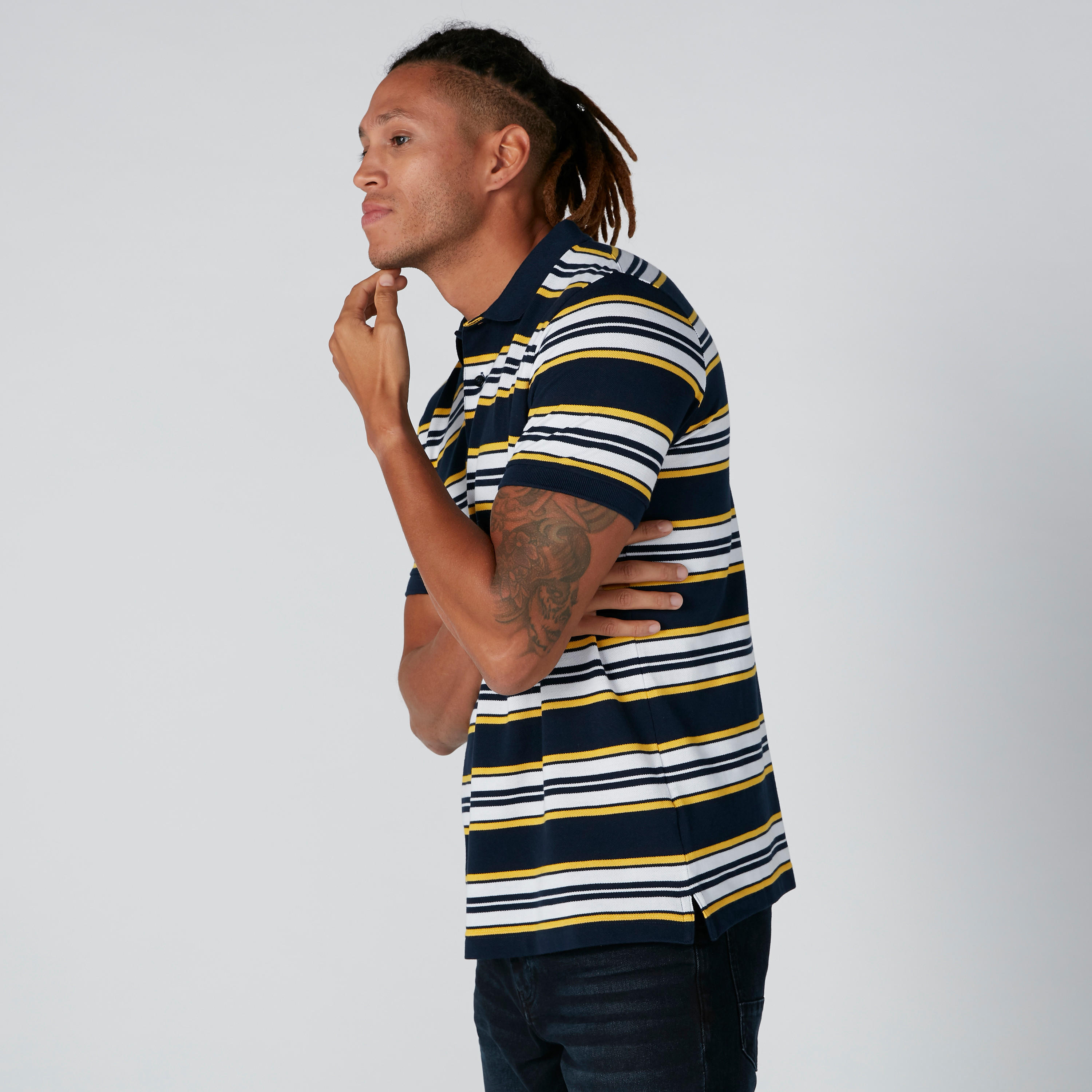 تيشيرت مقلّم بياقة بولو-men-clothing-tshirtsandpolos-polos-image-4