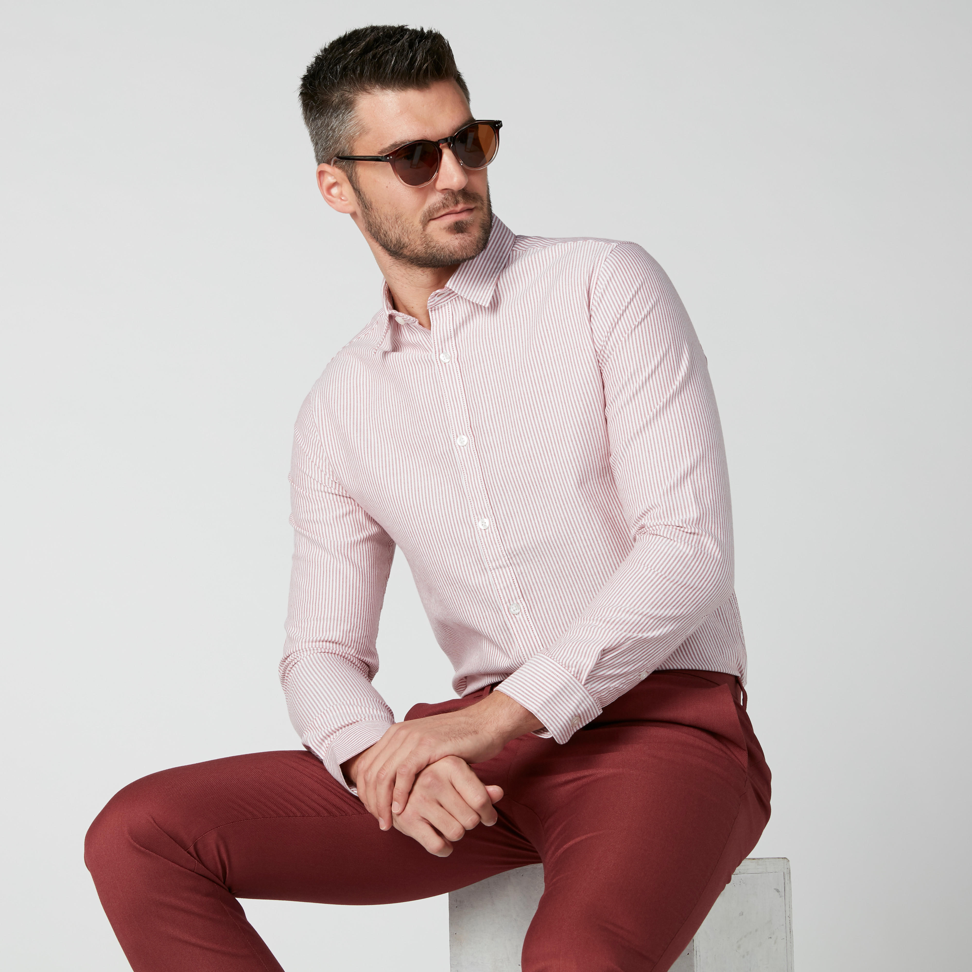قميص مقلّم بأكمام طويلة وأزرار-men-clothing-shirts-image-4