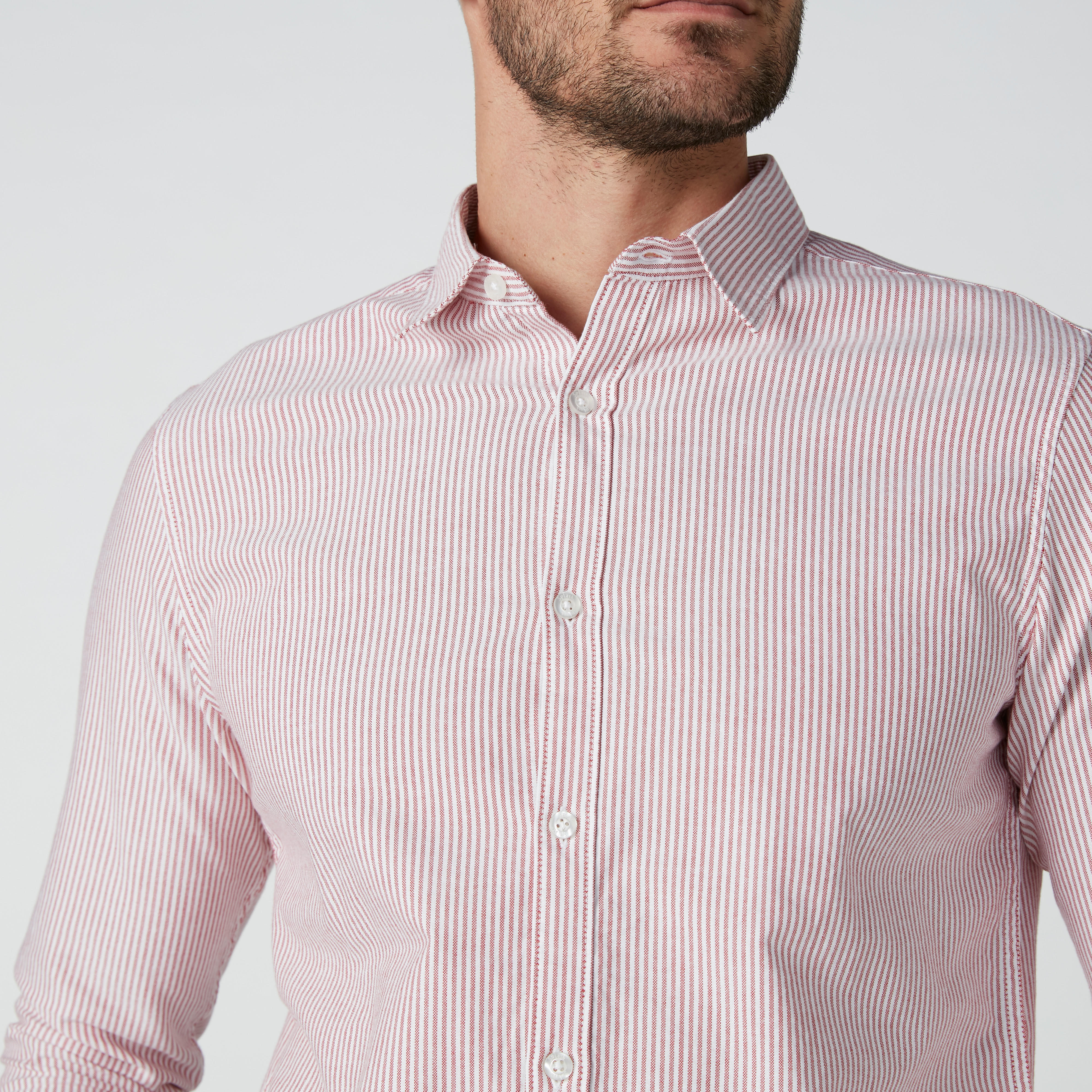 قميص مقلّم بأكمام طويلة وأزرار-men-clothing-shirts-image-1