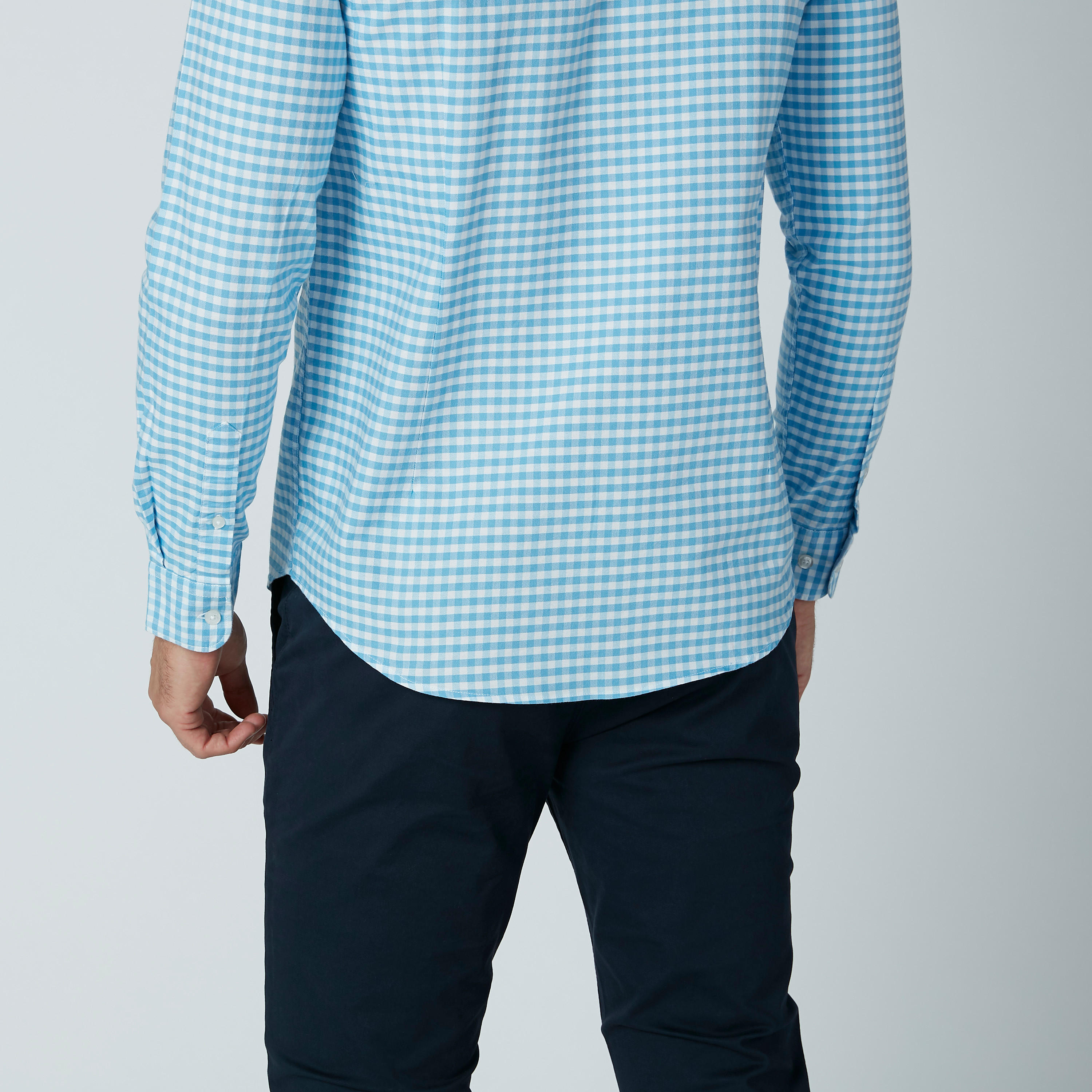 قميص رسمي كاروهات بأكمام طويلة وأزرار-men-clothing-shirts-image-5