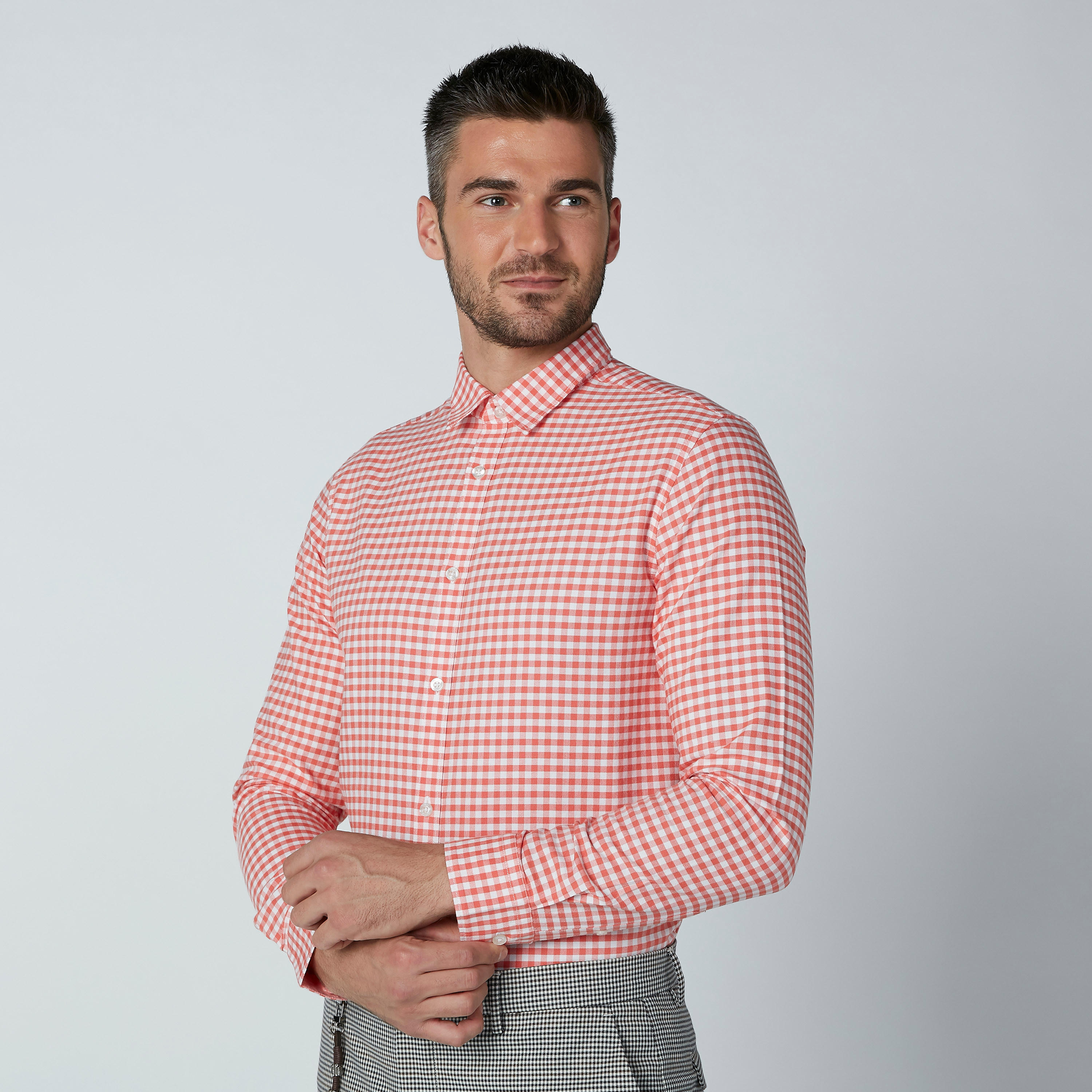 قميص رسمي كاروهات بأكمام طويلة-men-clothing-shirts-image-3
