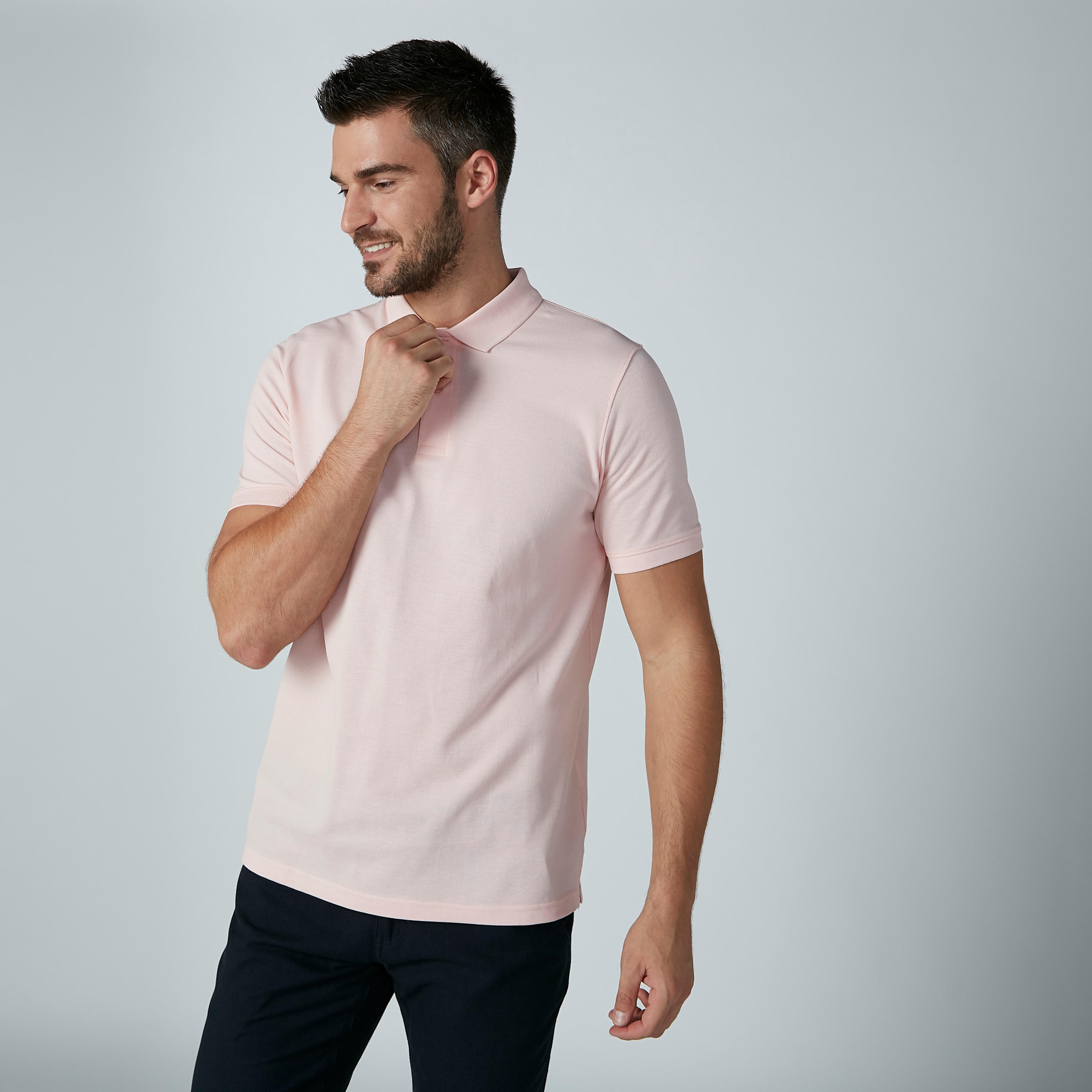 تيشيرت بياقة بولو وأكمام قصيرة-men-clothing-tshirtsandpolos-polos-image-1