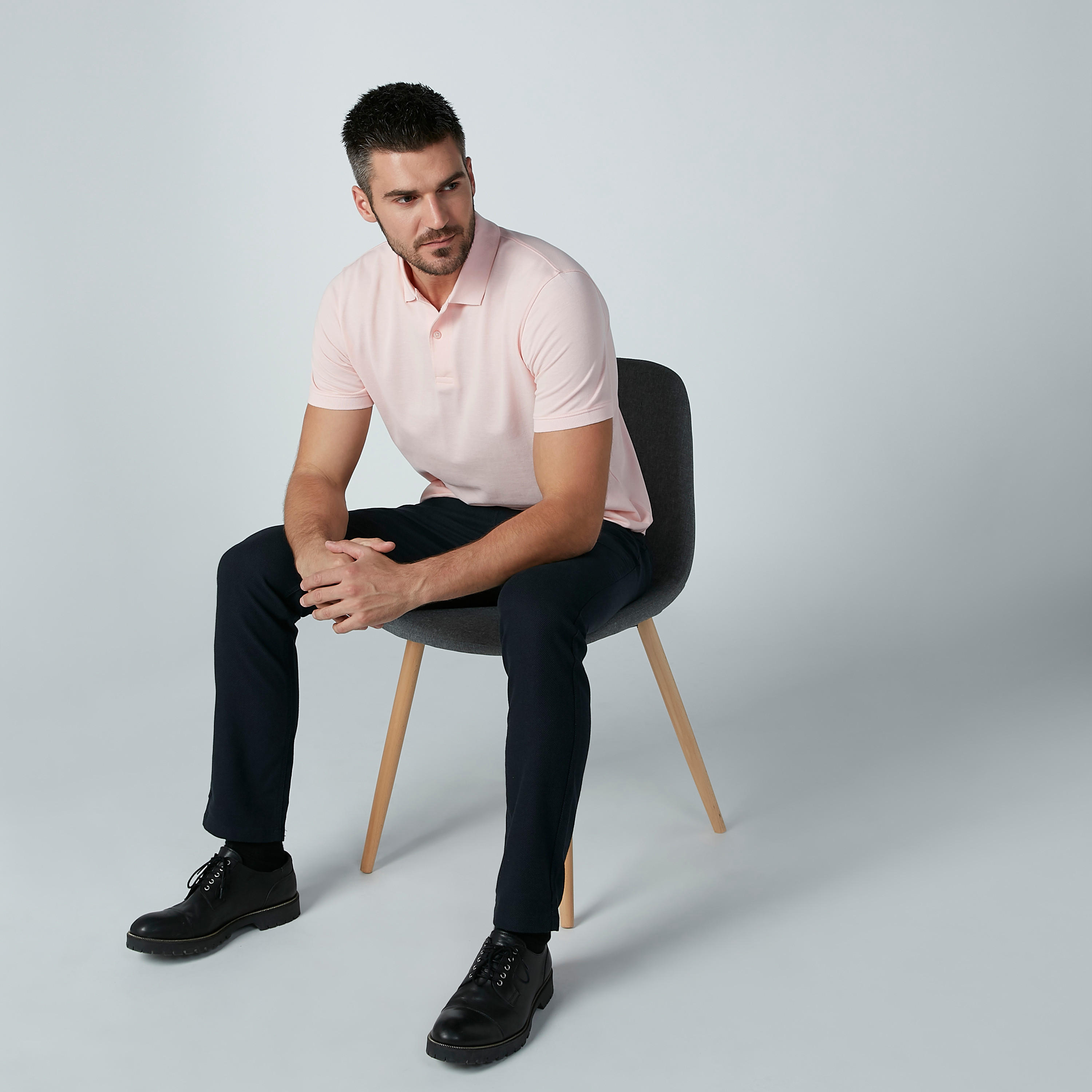 تيشيرت بياقة بولو وأكمام قصيرة-men-clothing-tshirtsandpolos-polos-image-2